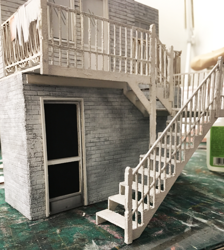 Scenic design by Arnulfo Maldonado for Mojada