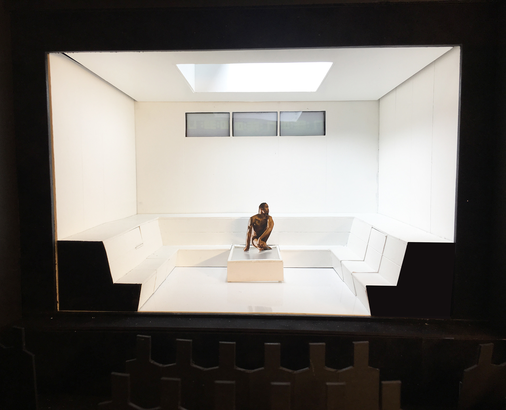 scenic design by Arnulfo Maldonado for One In Two