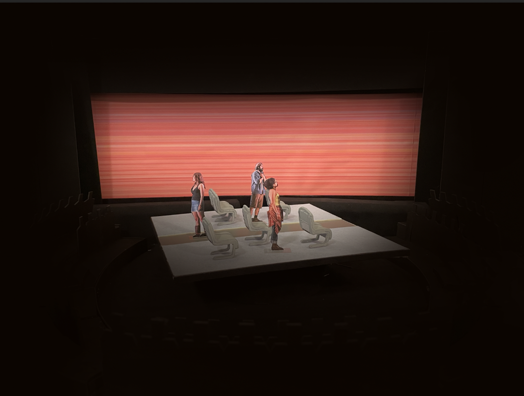 1/2" SCALE MODEL OF THE COAST STARLIGHT SCENIC DESIGN BY ARNULFO MALDONADO 