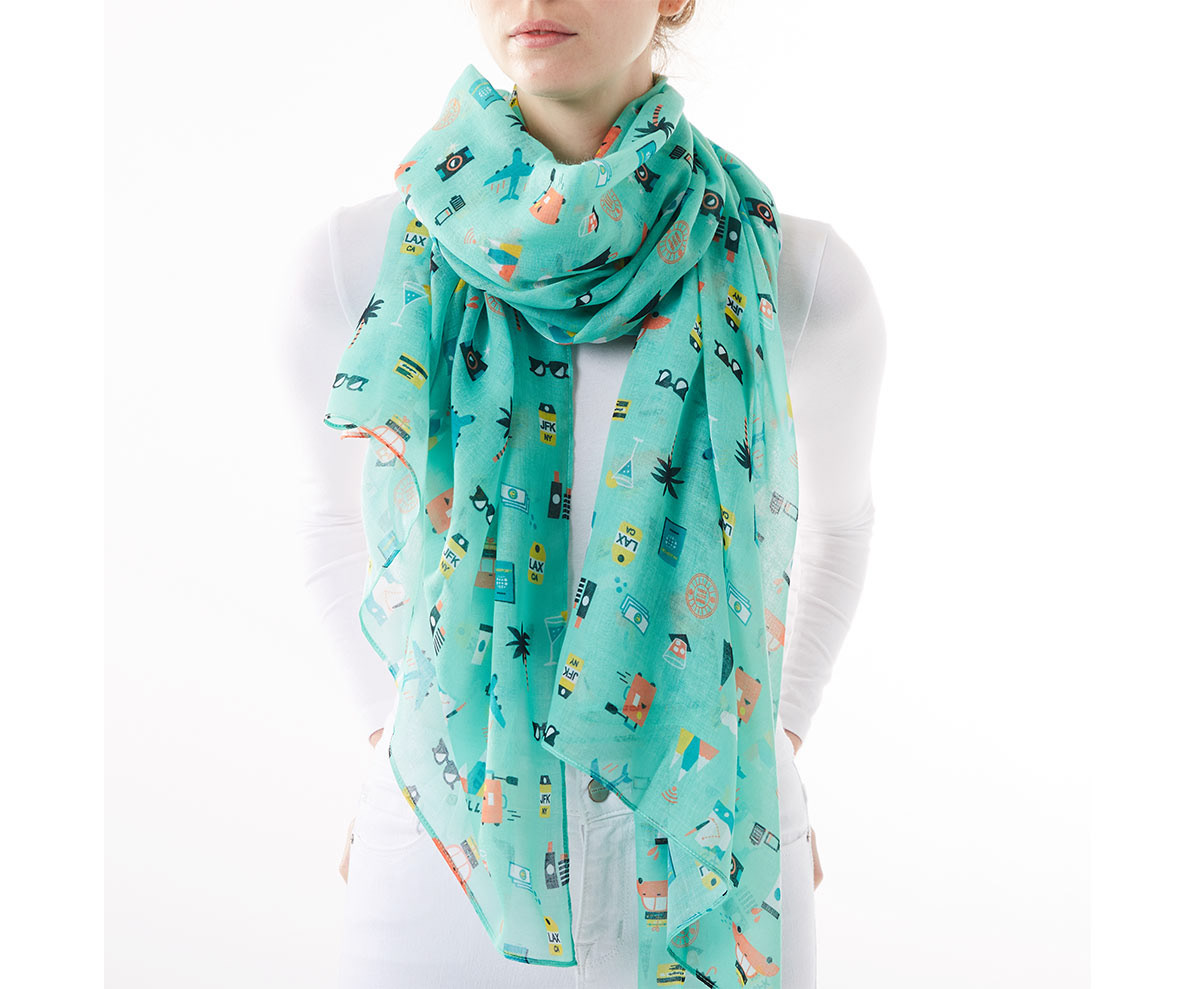 Travel Trendy pattern on a fashion accessory by Chi Hey Lee