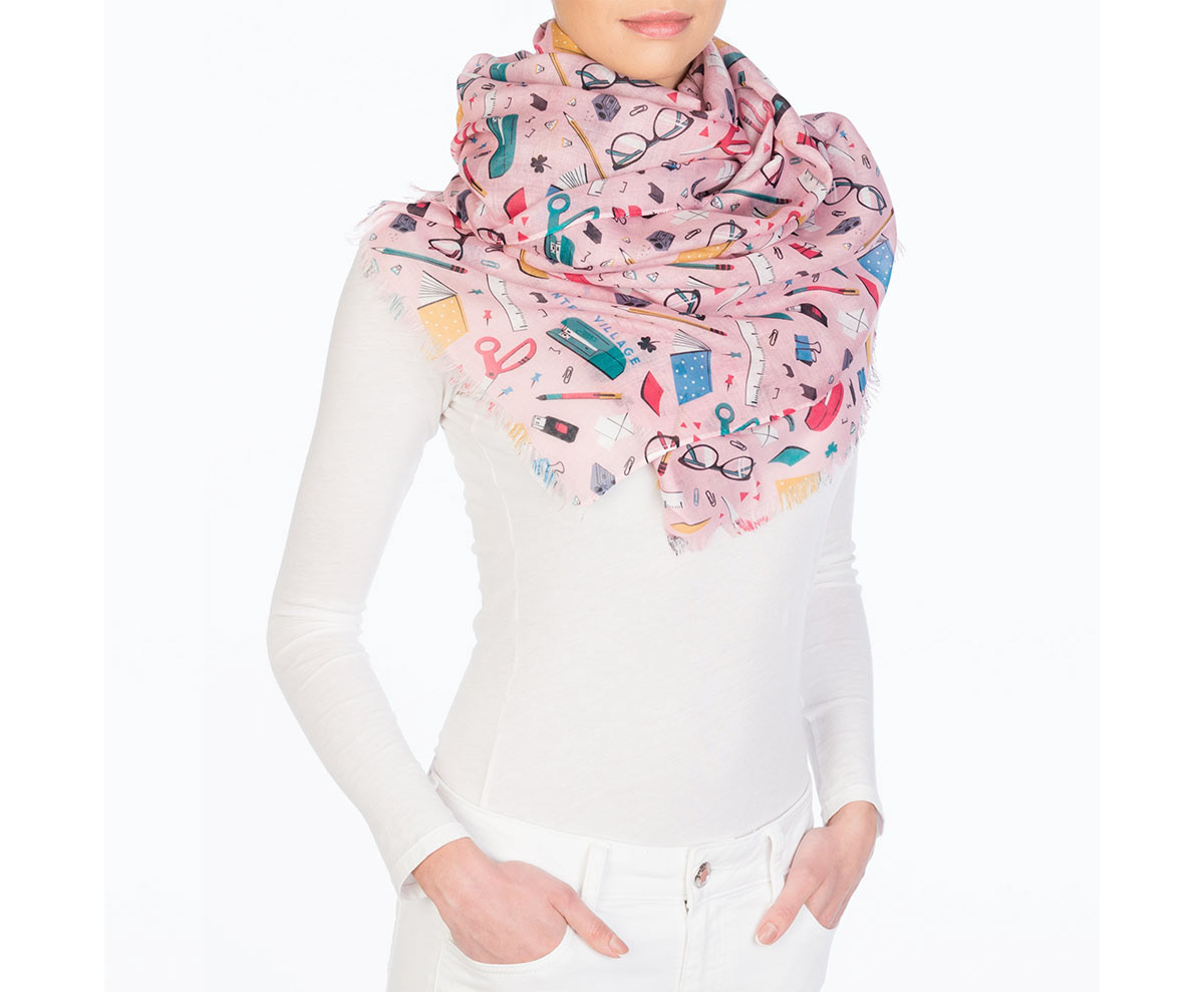 School Days pattern on everyday accessory by Chi Hey Lee