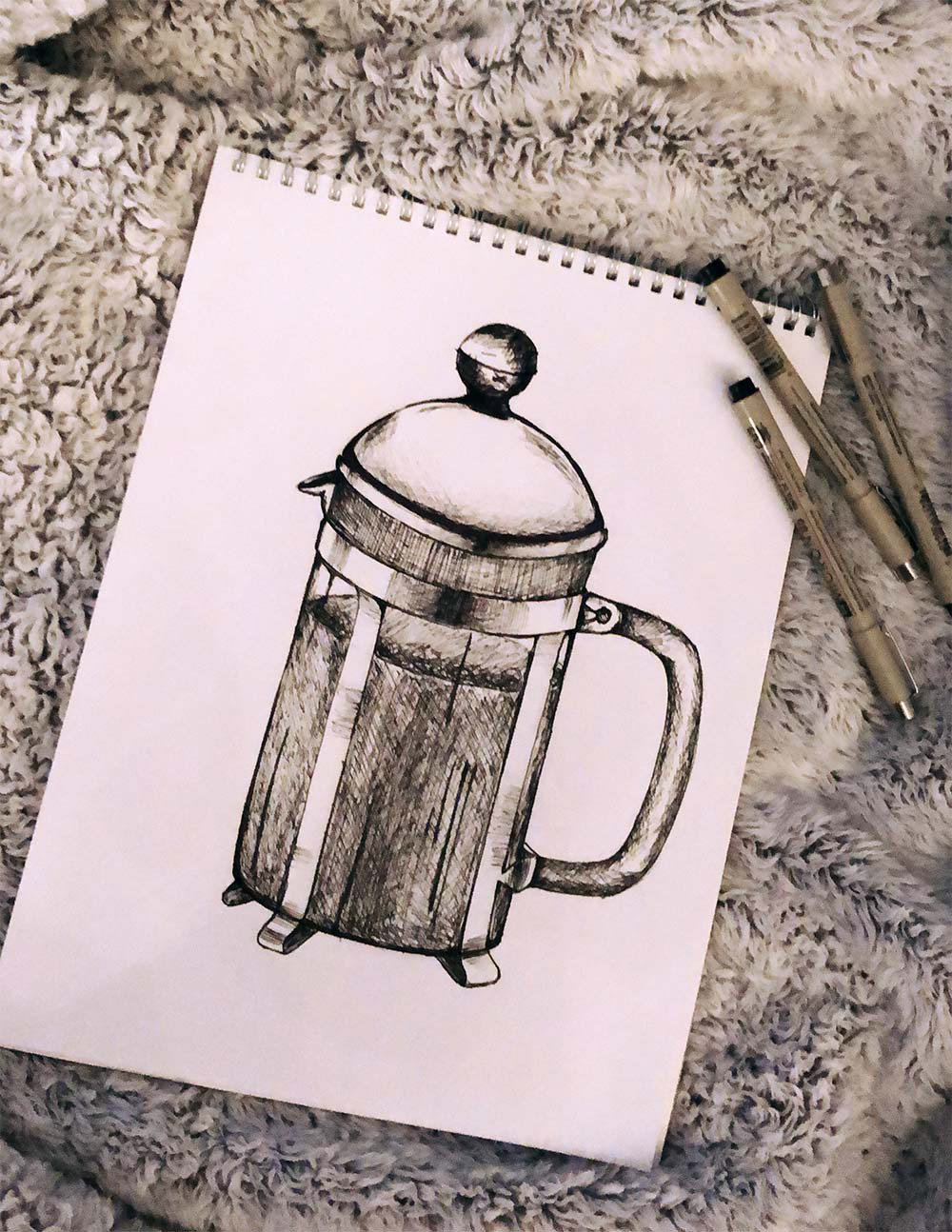 It'z a Brewing, 2021, Copic pens