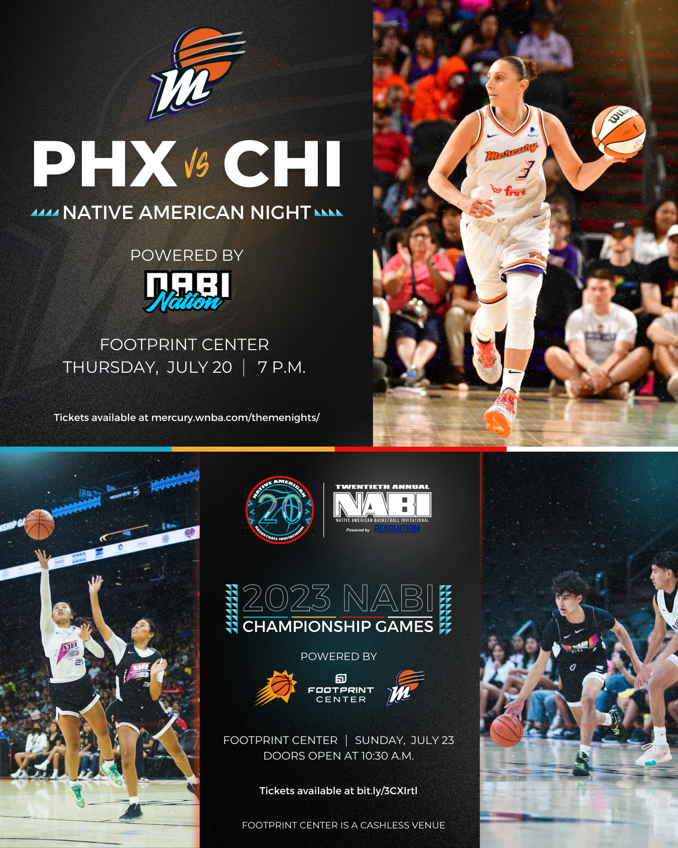 PHX Mercury x NABI Championships Social Media Graphic
