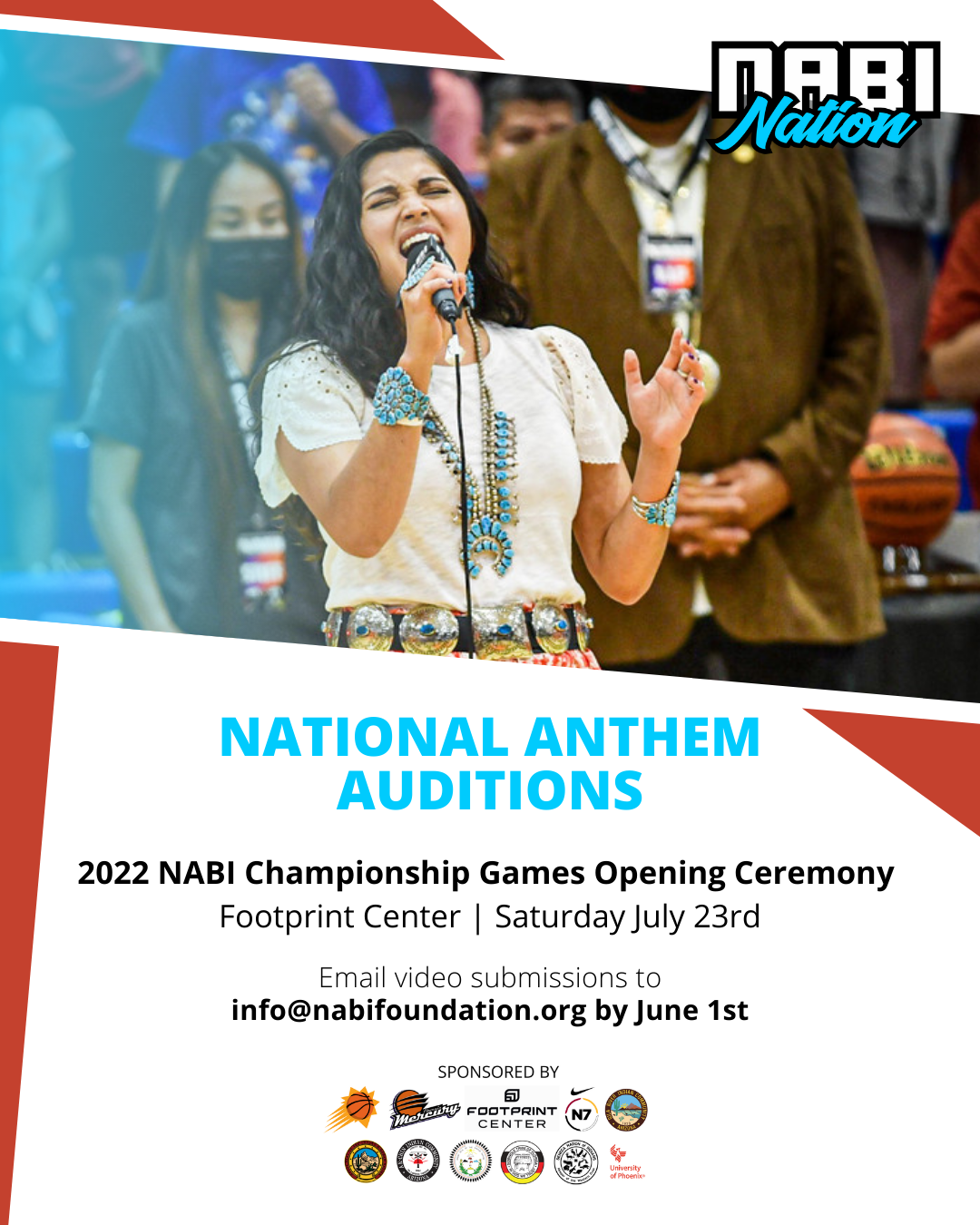 National Anthem Auditions Social Graphic
