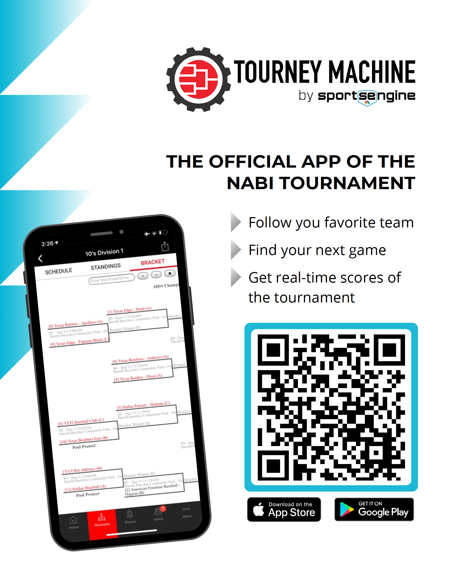 Tourney Machine Flyer