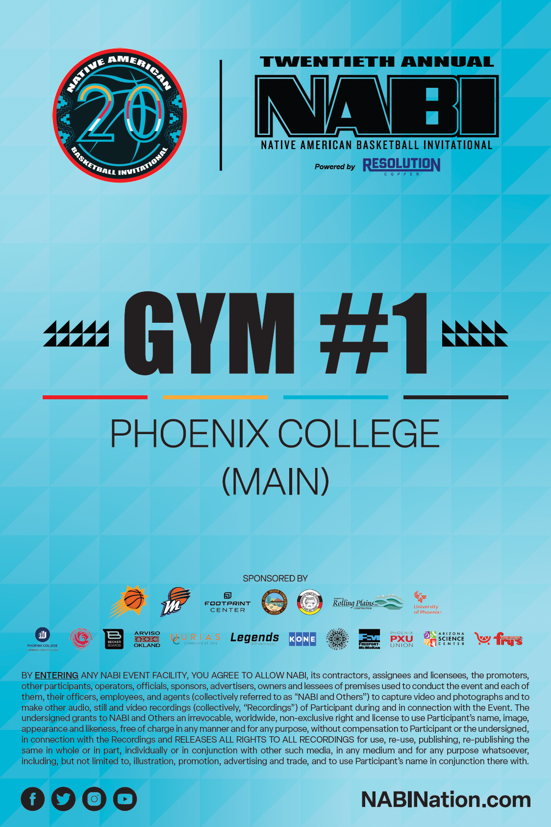 NABI 2023 Gym #1 Signage