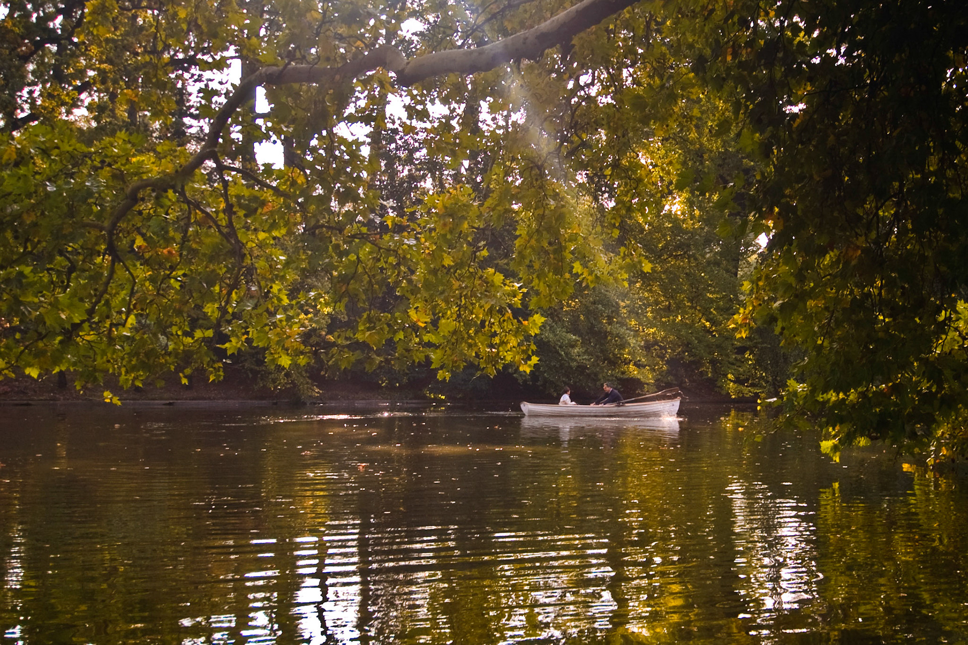 Boating in the Bois de Boulogne