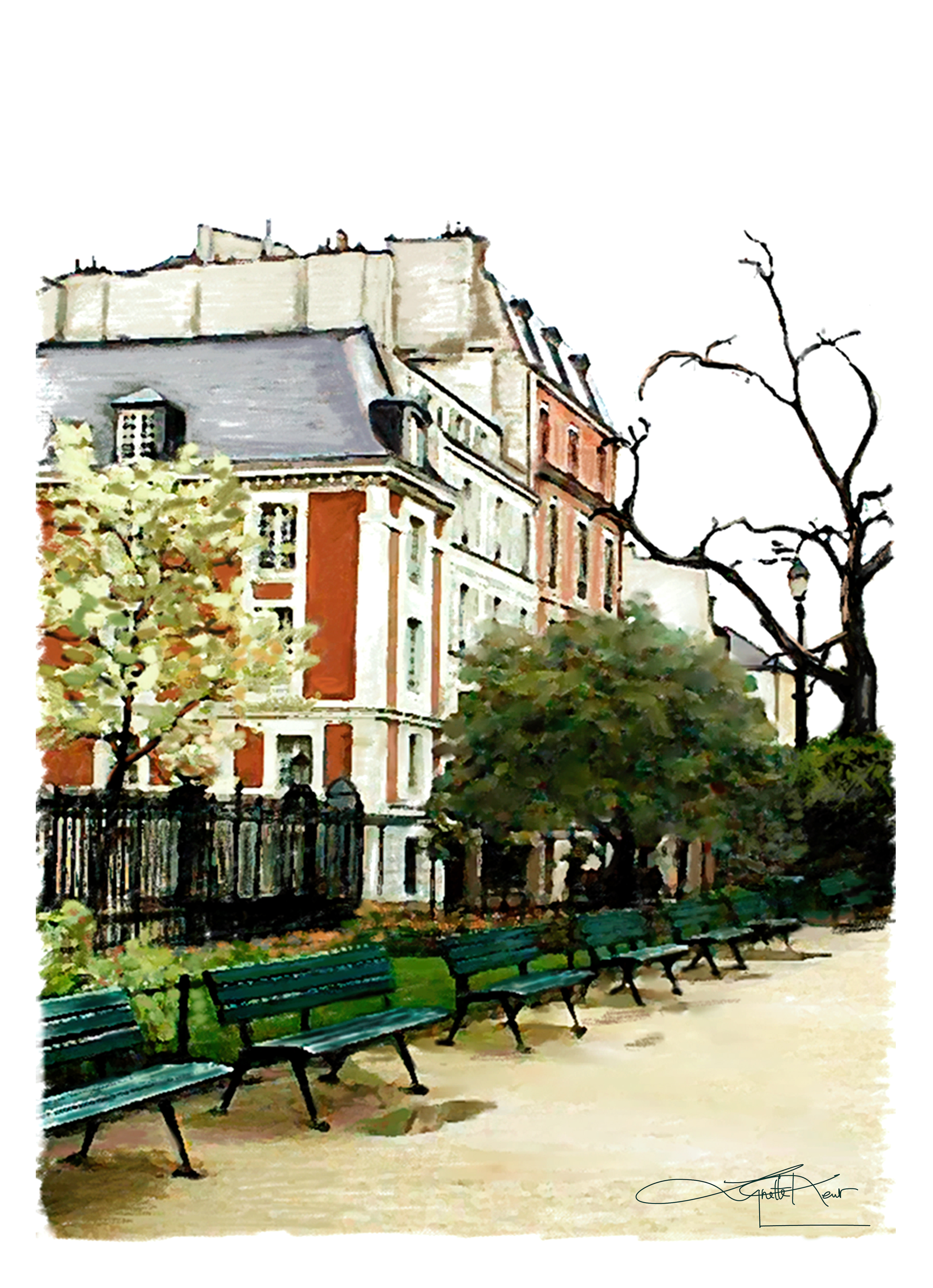 Park in Paris 16