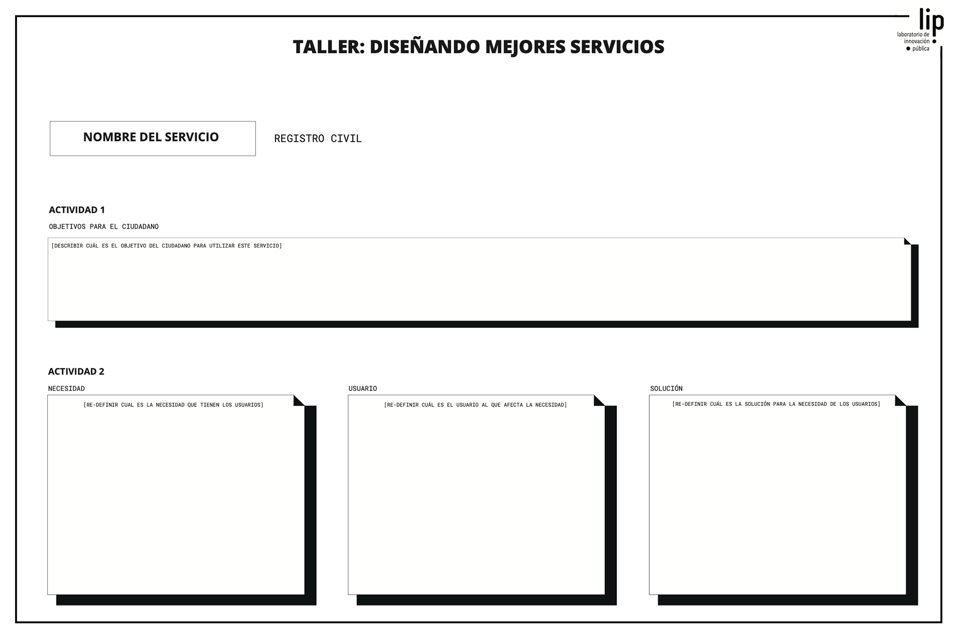 Lienzo Taller del Registro Civil
