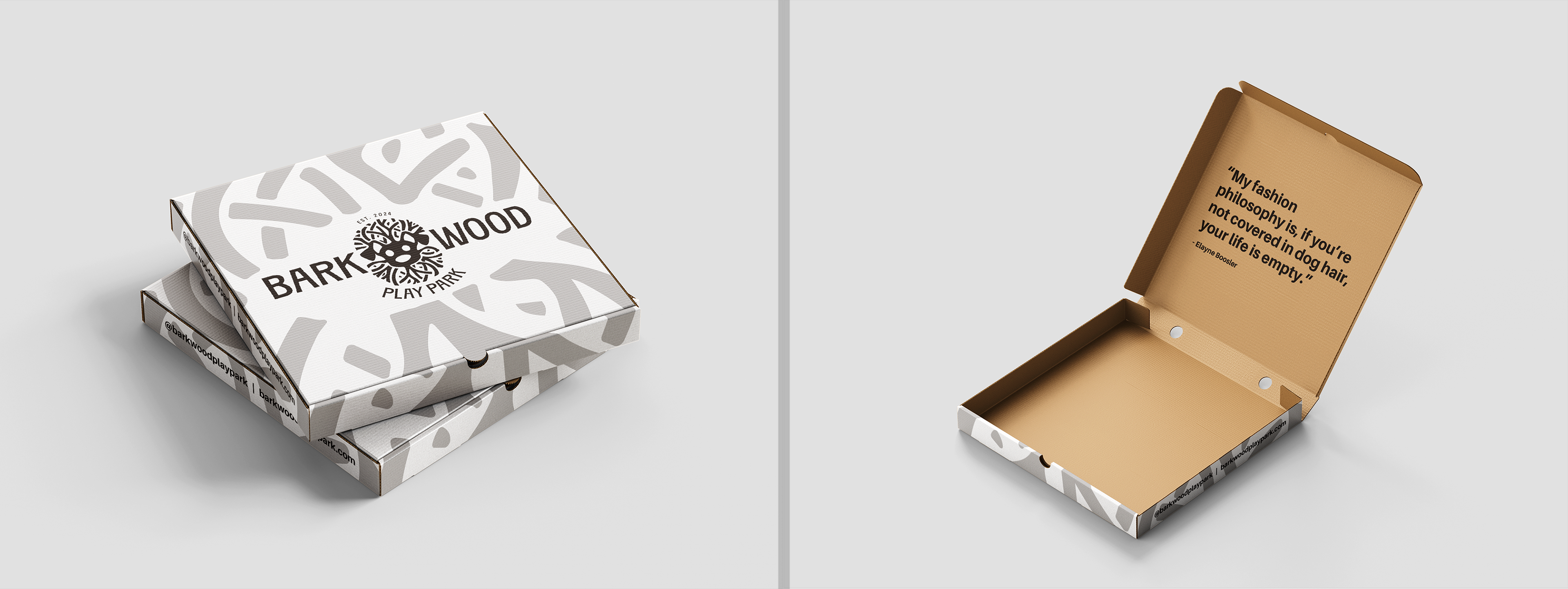 Custom takeout pizza boxes