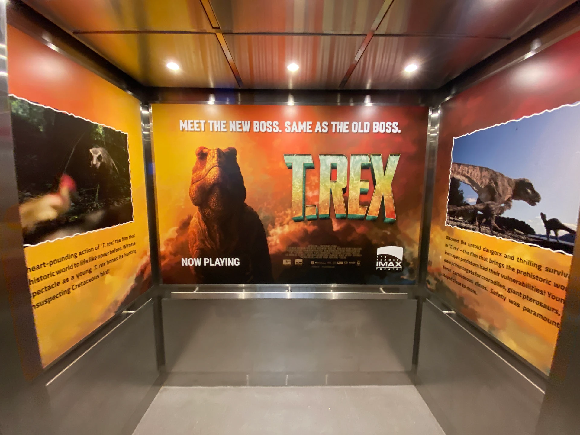 Saskatchewan Science Centre elevator wrap