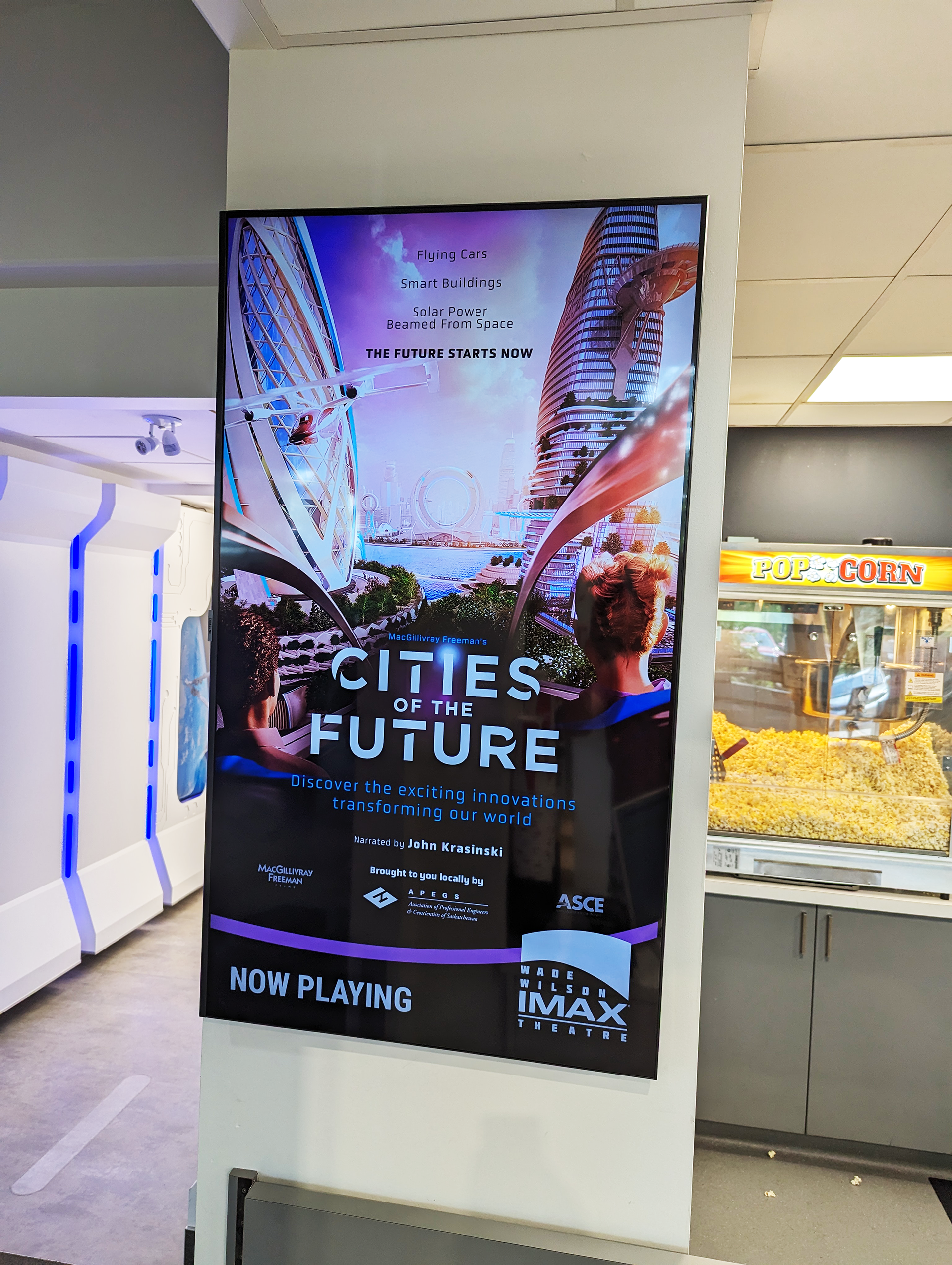 In-house plasma screen