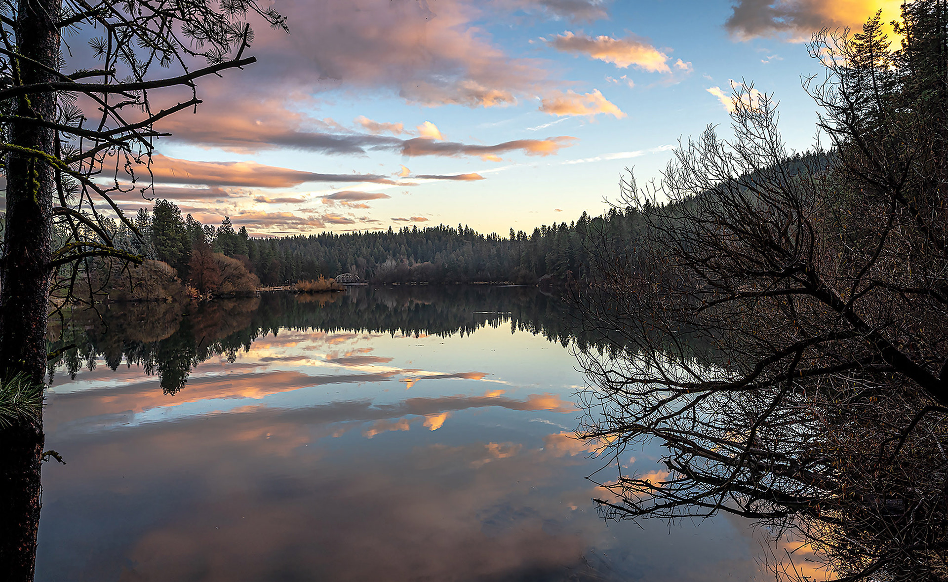 Spokane River Sunset