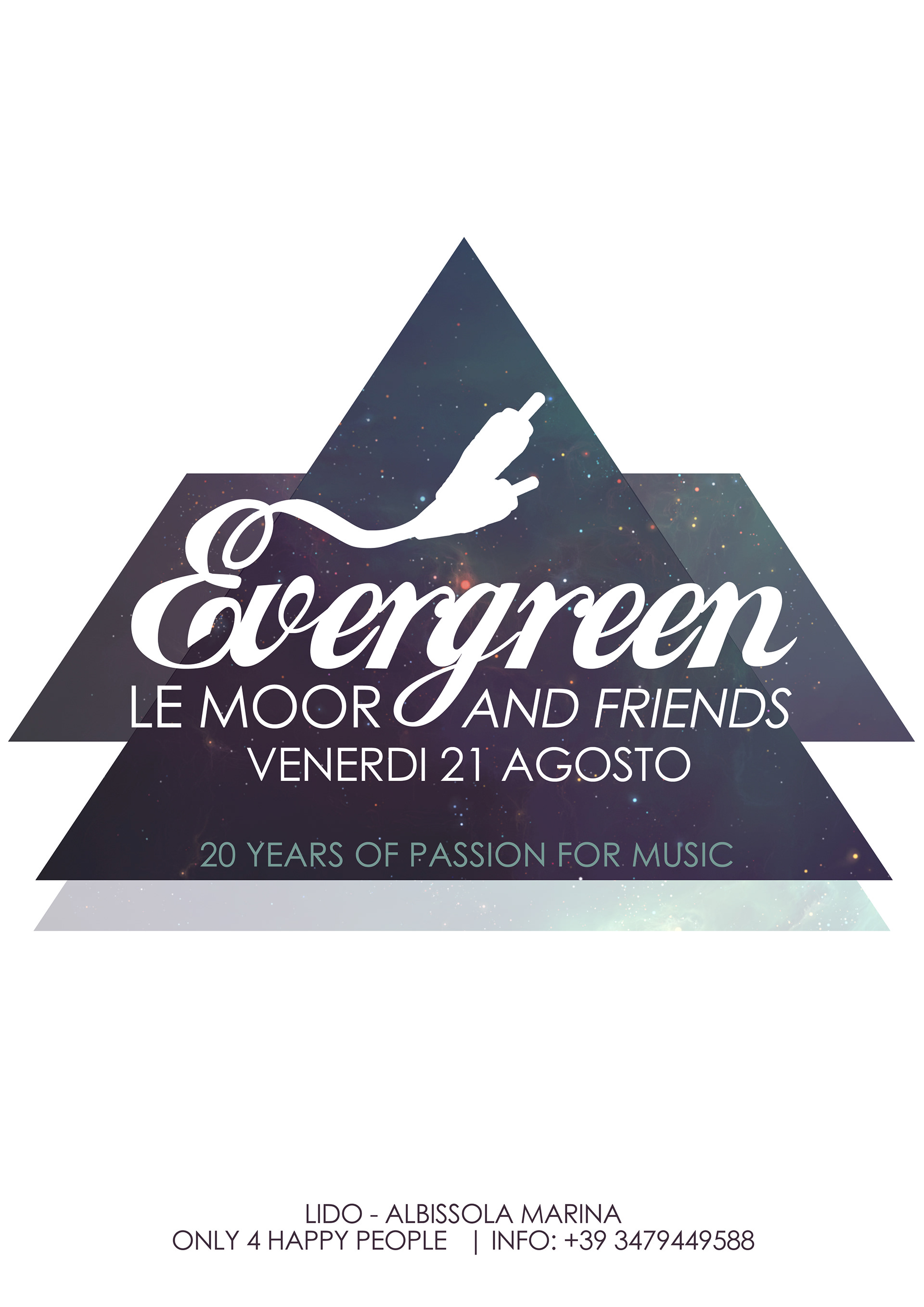 Social Cover evento Evergreen