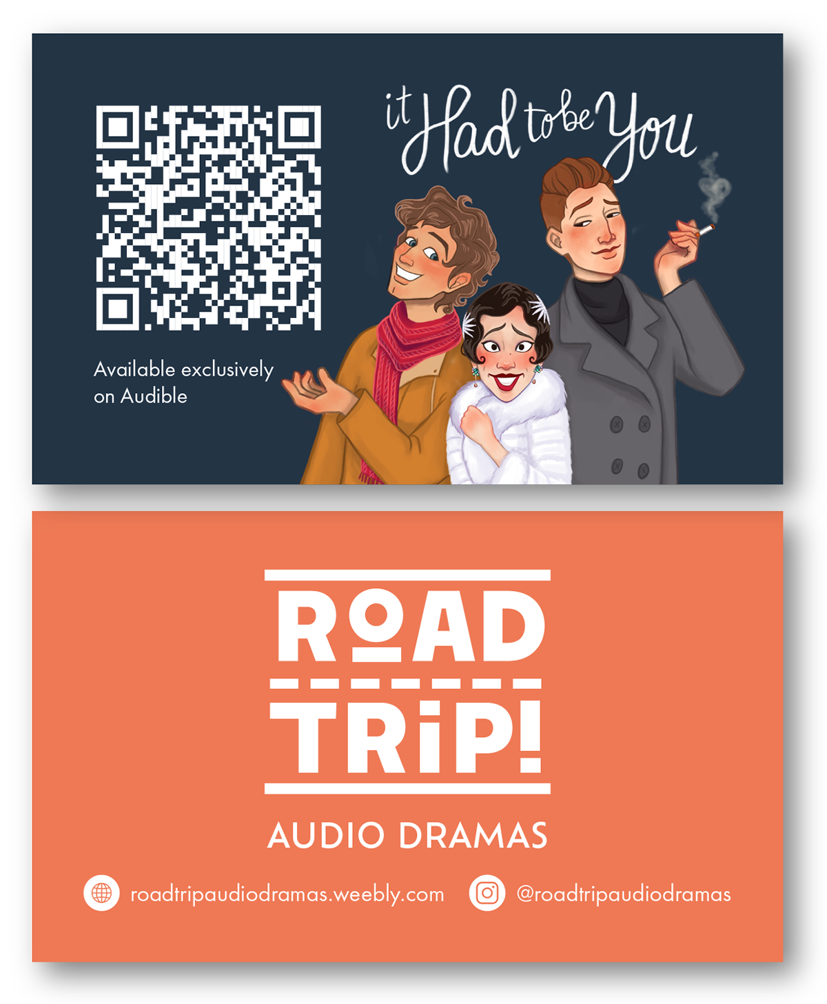 Road Trip Audio Dramas Business Cards