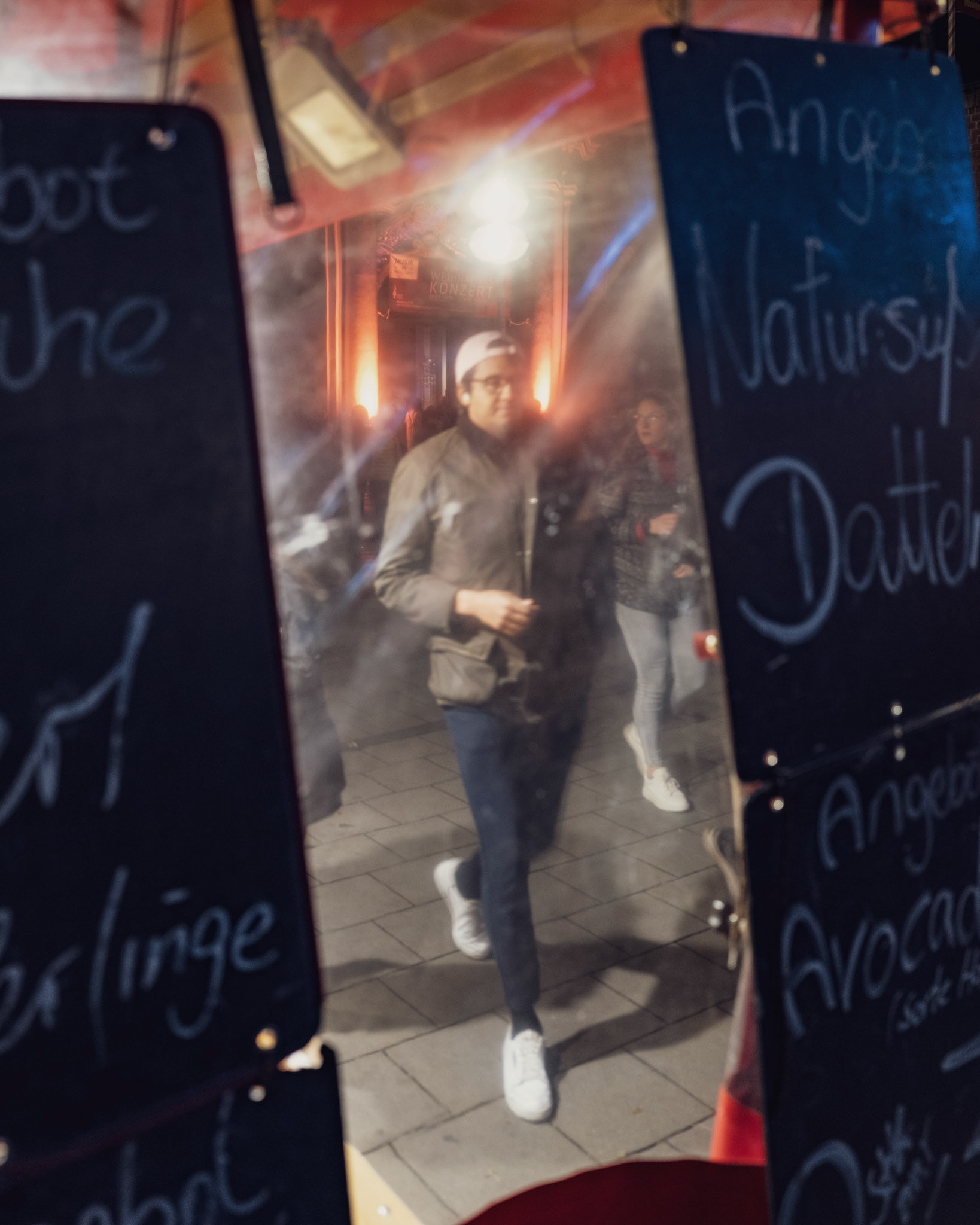 shot through plastic