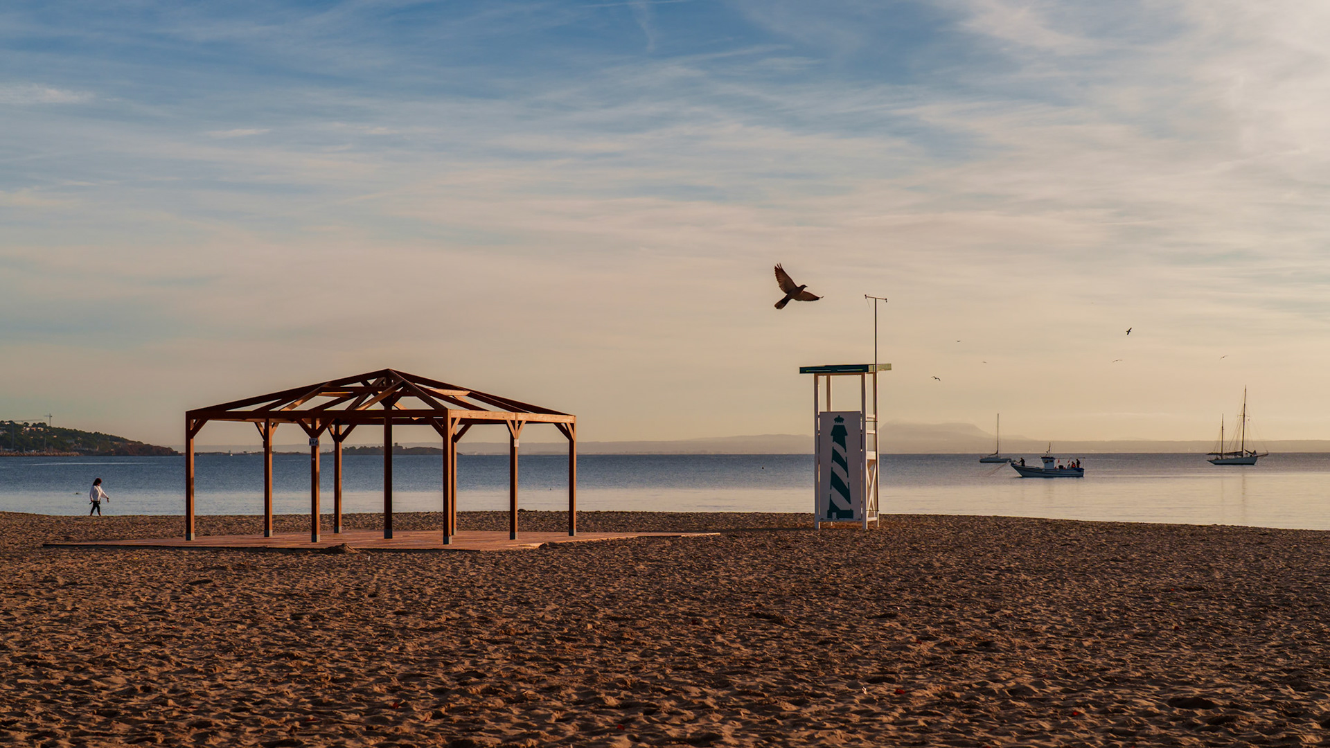 this peaceful and tranquil scene i saw in palmanova during a winter morning