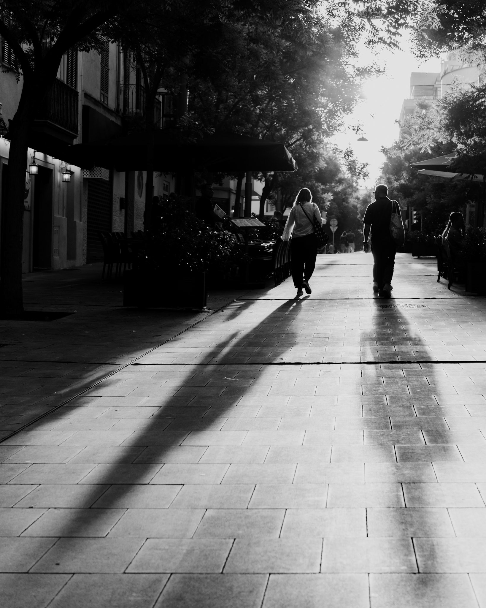 shot at calle fabrica in santa catalina, a vibrant district of palma de mallorca.