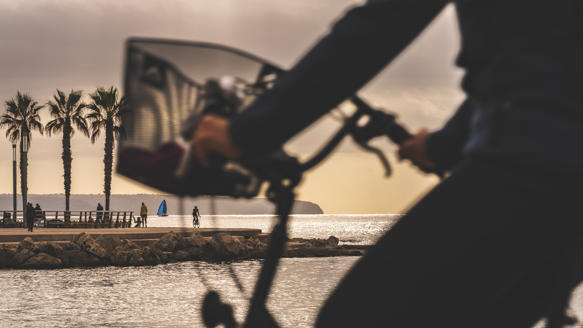 shot in portixol, a beautiful frontline district of palma de mallorca