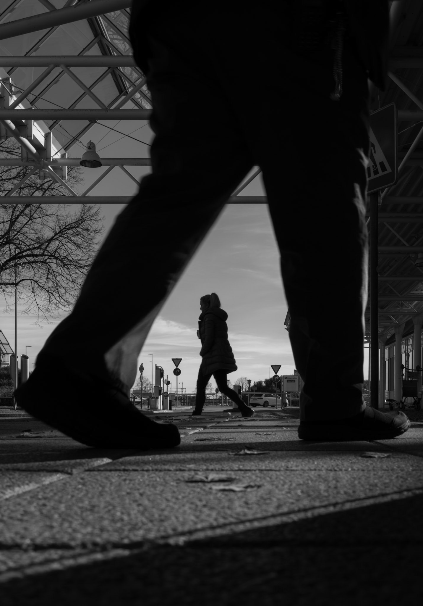 shot in front of terminal 2 of munich airport