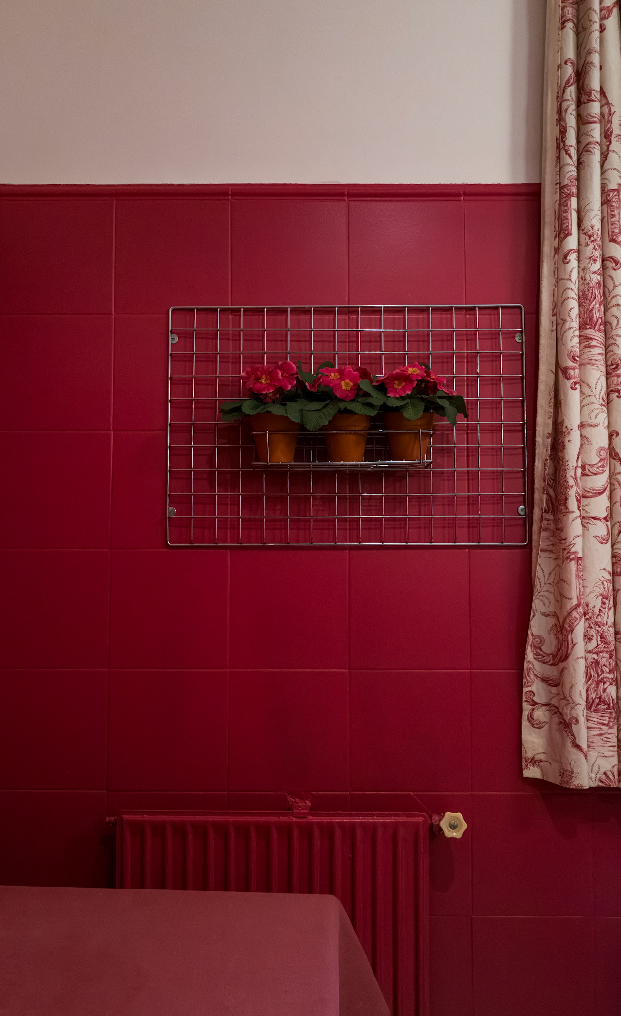 this wonderful color scheme I saw in an old apartment in madrid. designed and implemented by an older lady.