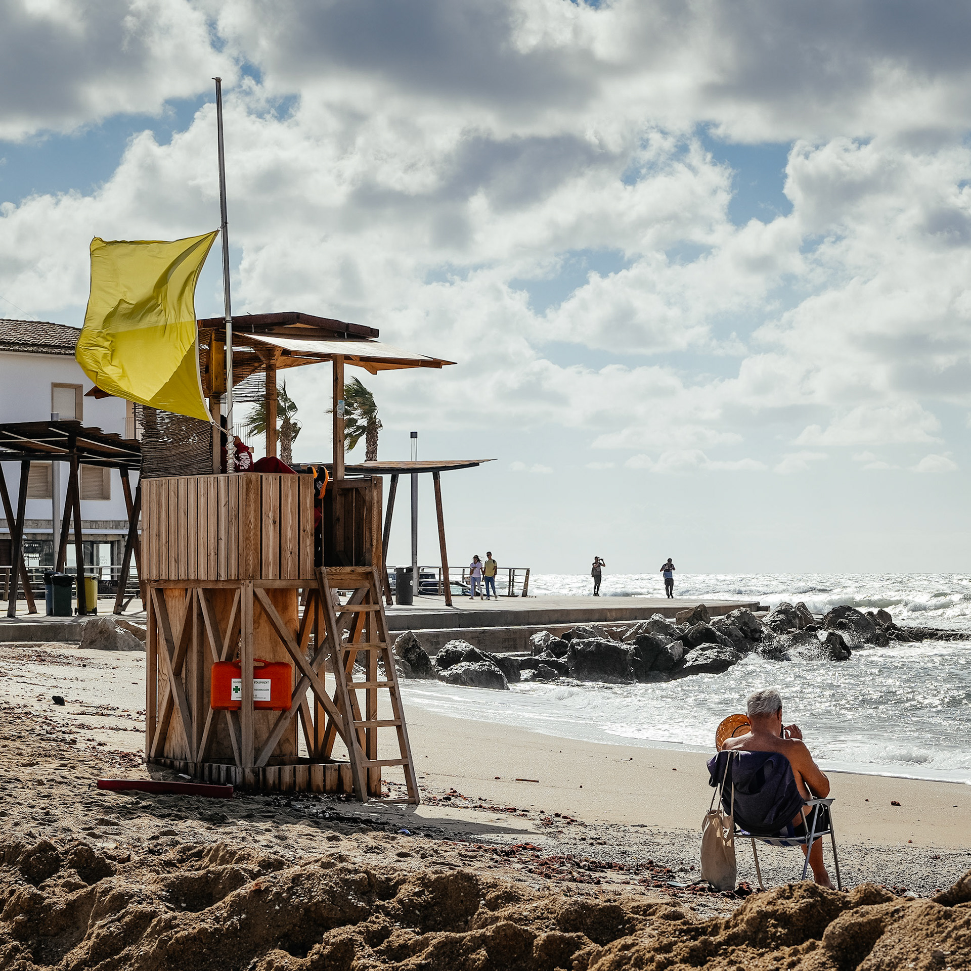 he does it all right ... maybe the last one at the beach for this year?