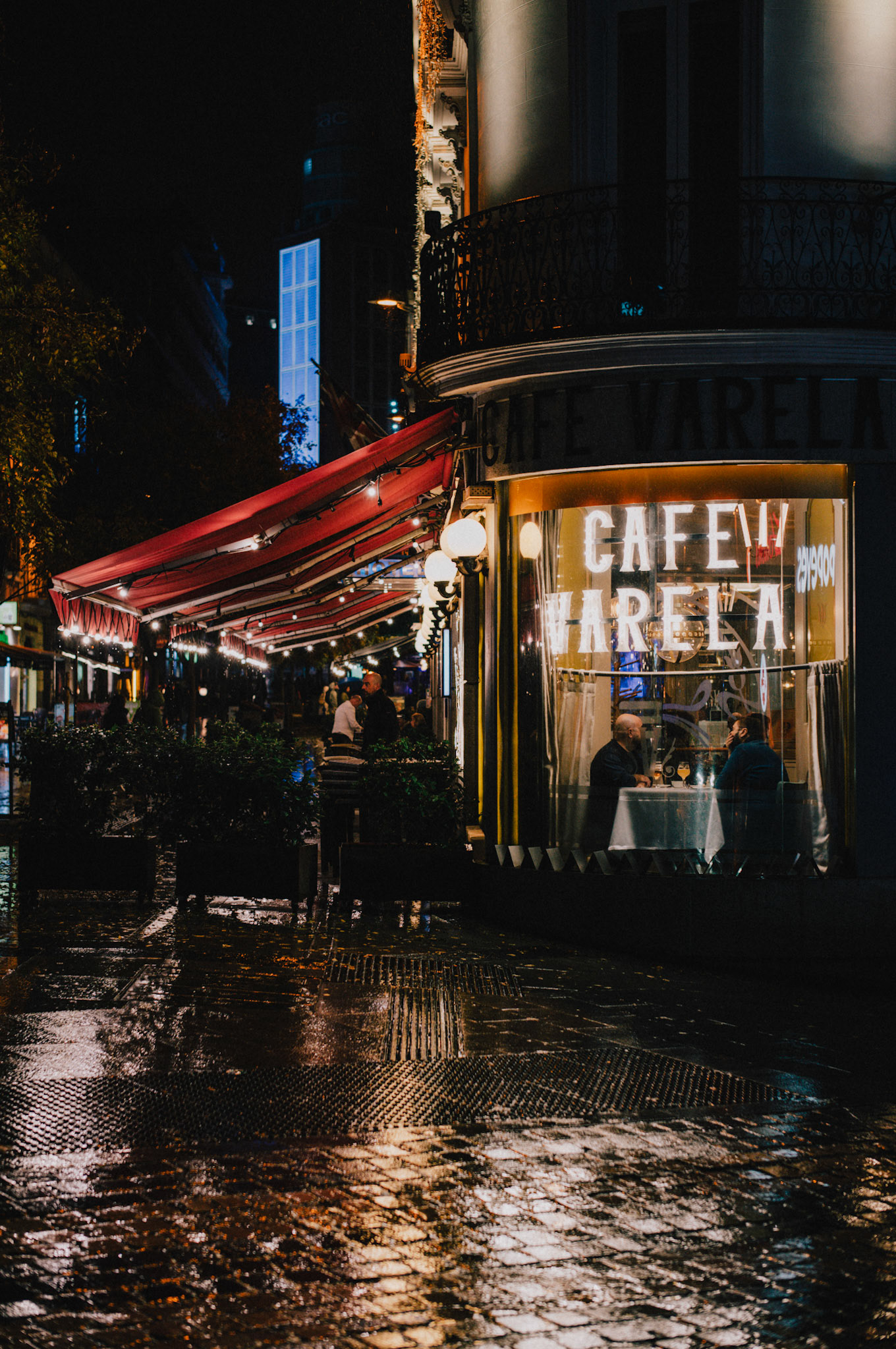 the cafe varela is located in the heart of the city centre of madrid and is a beautiful place to sit down and rest