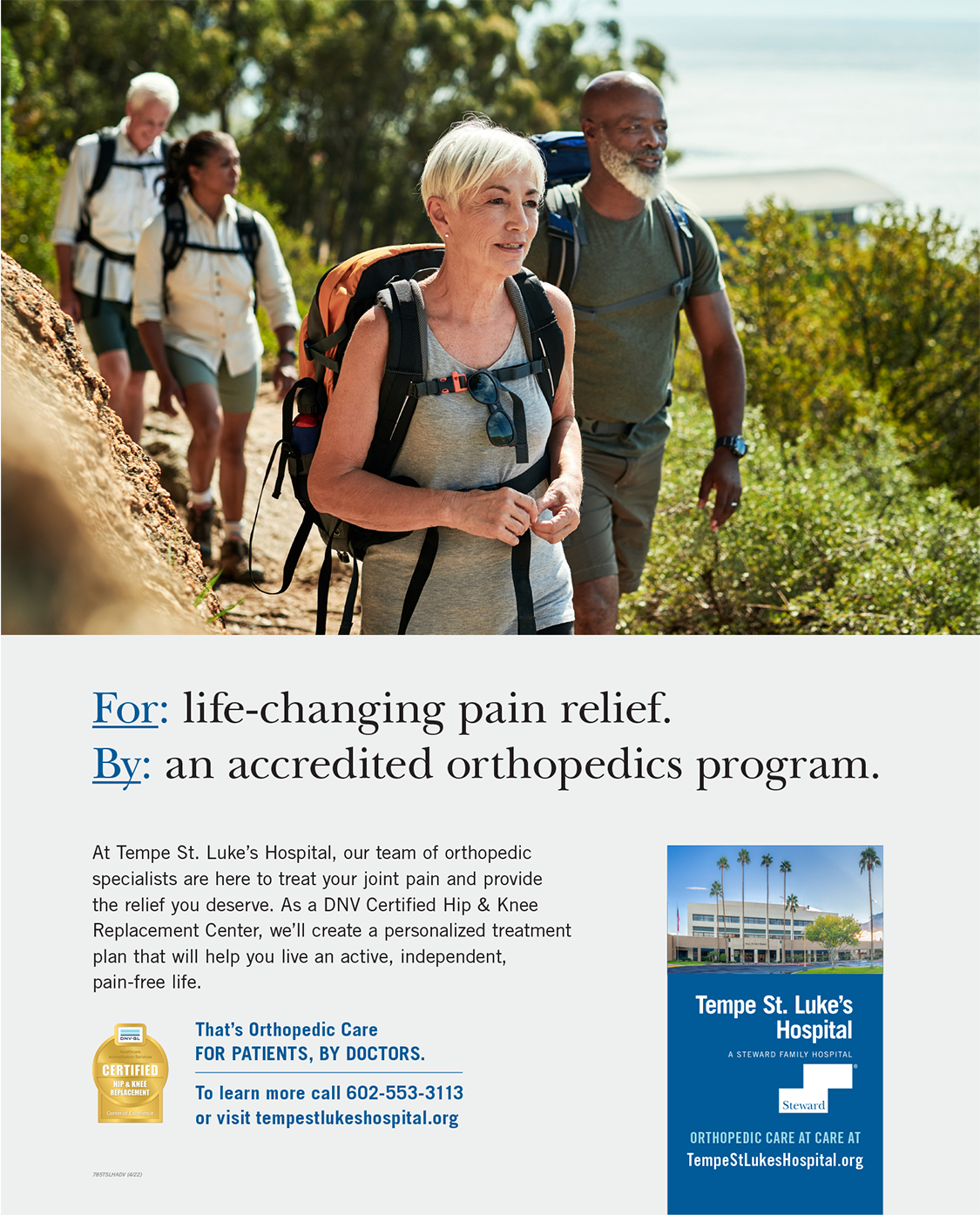 Orthopedics Campaign Magazine ad