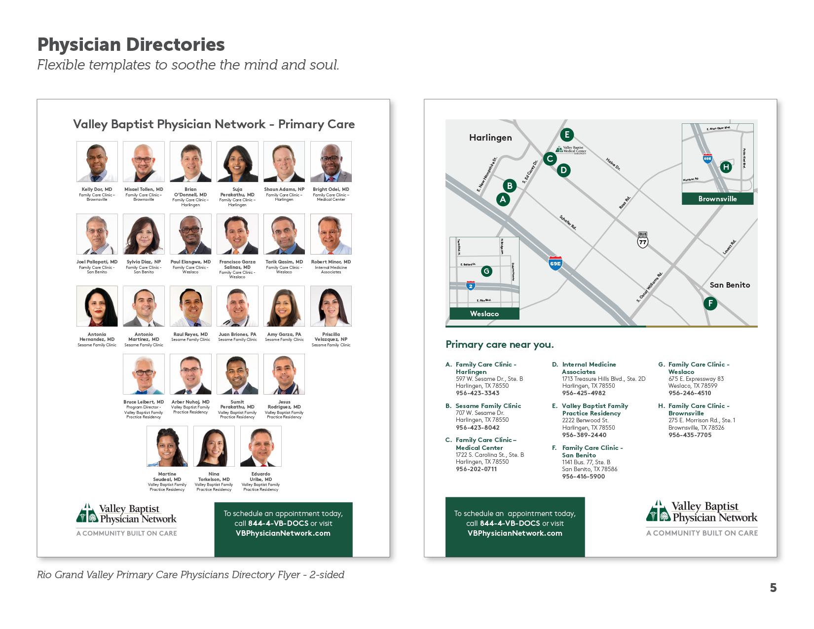 Physician Directory templates