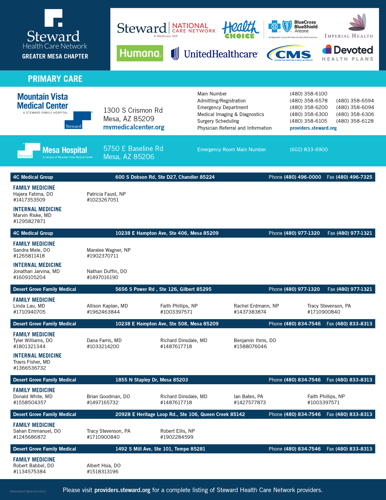 Provider Directory - Arizona Market