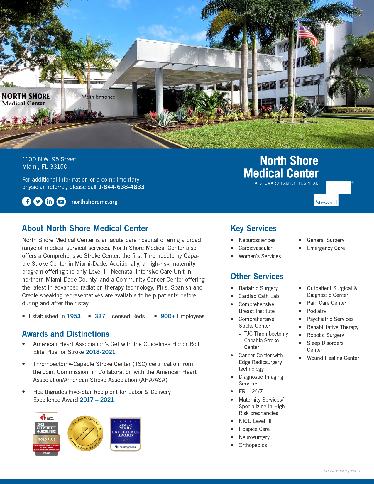 Hospital Fact Sheet - North Shore MC