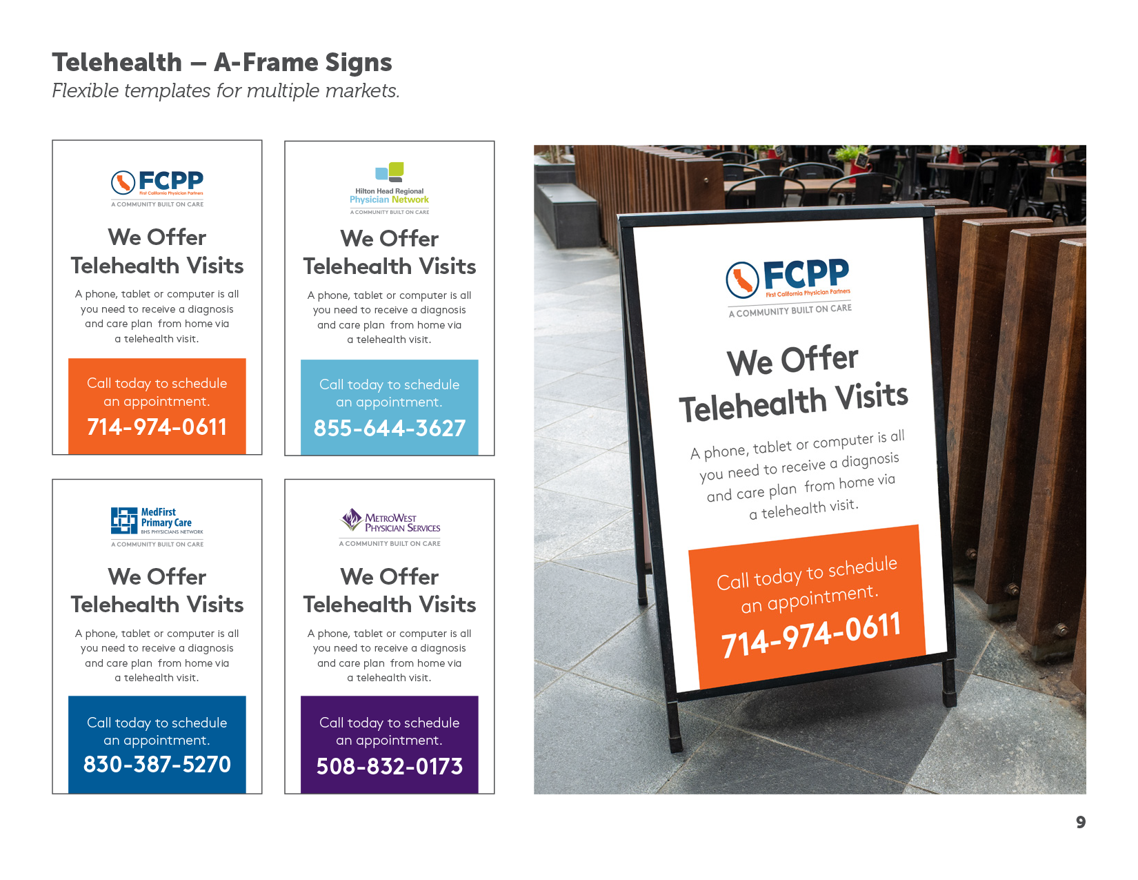 Telehealth signs