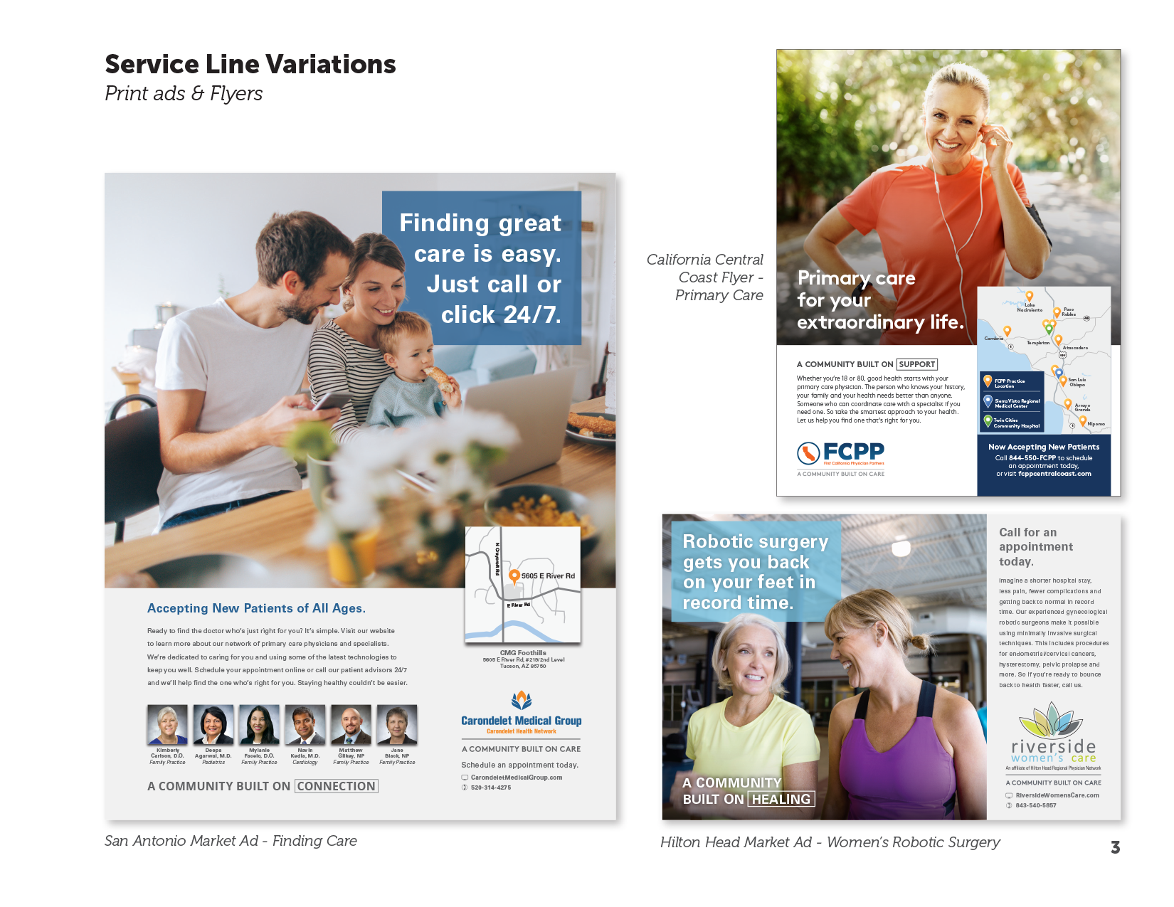 Service Line Variations
