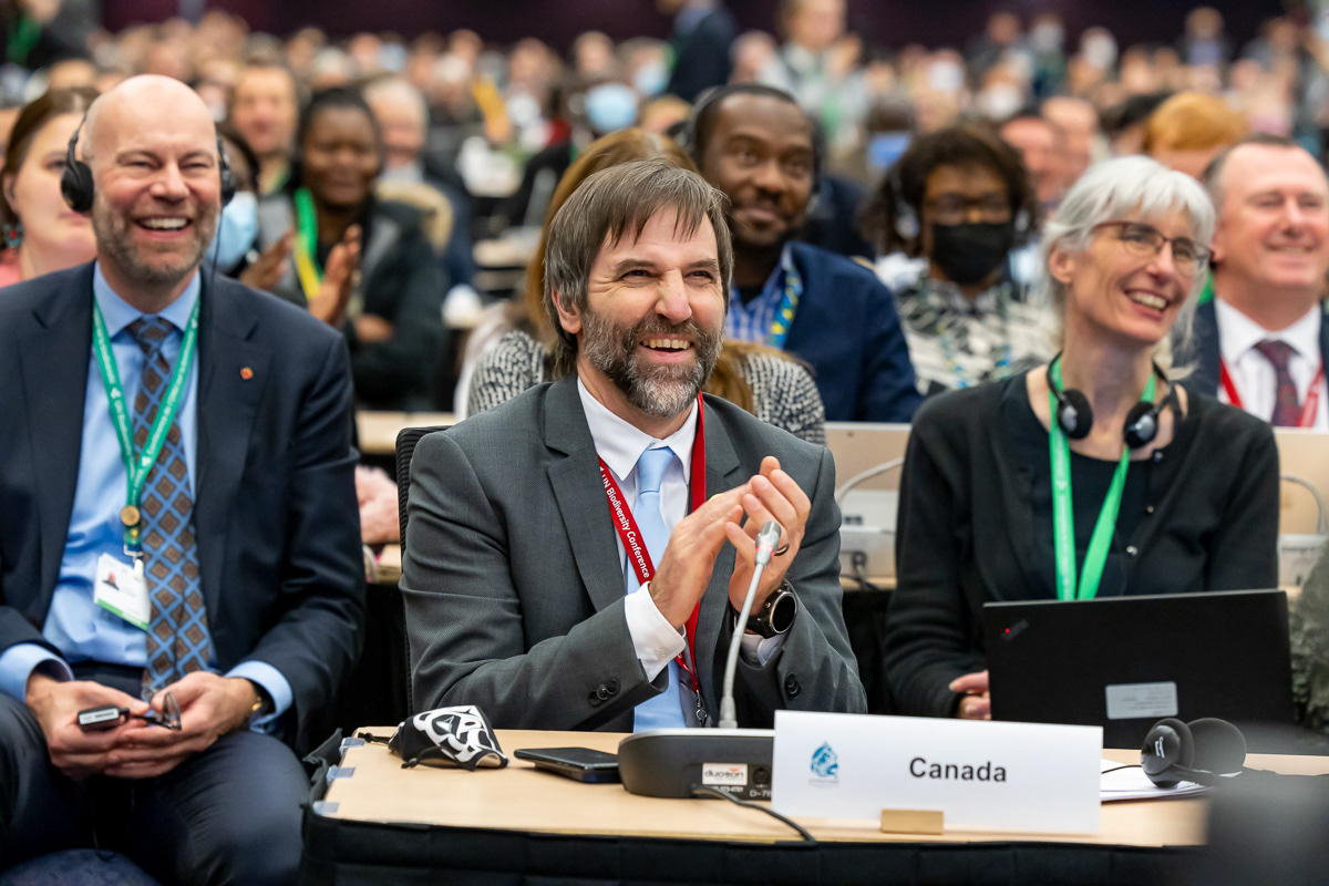 Steven Guilbault, Minister of the Environment and Climate @ COP15 - UN Biodiversity Conference