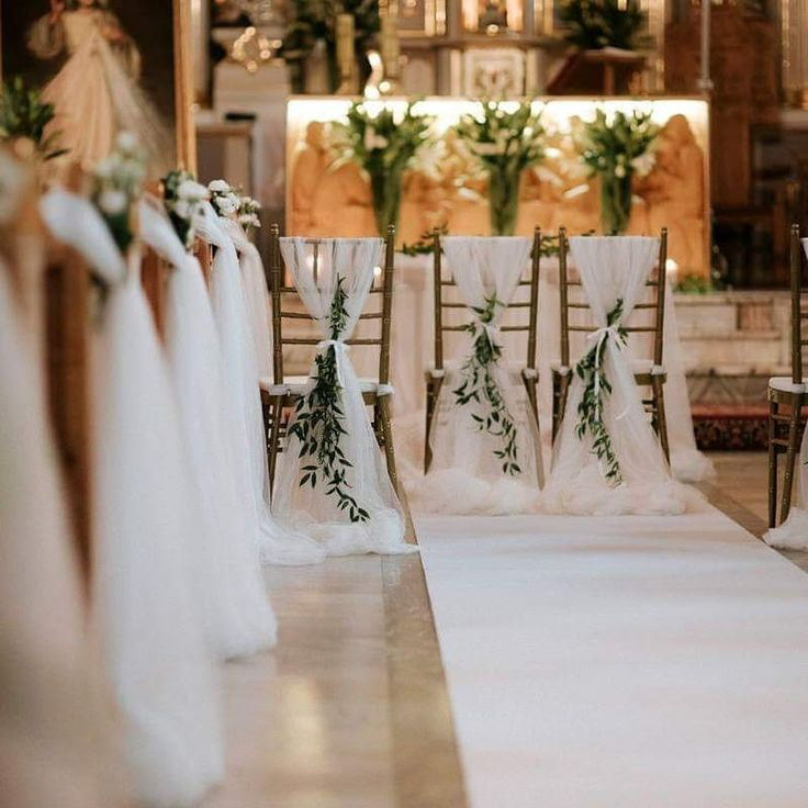 Couple Chair Altar Decor