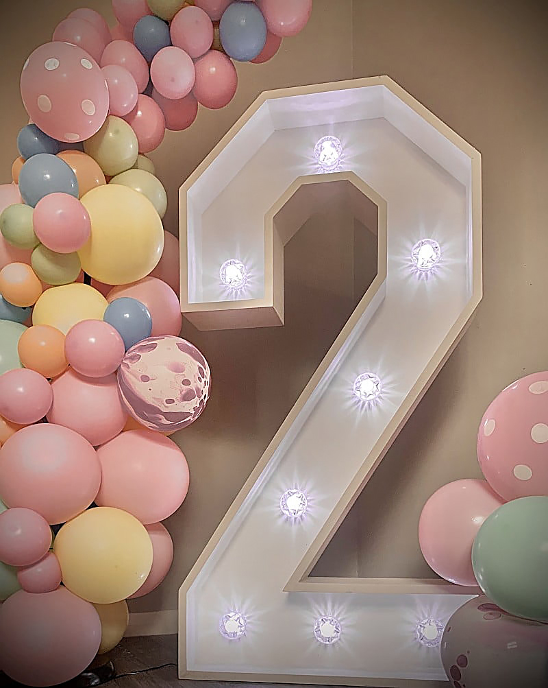 Single LED Number (1m Tall) R225