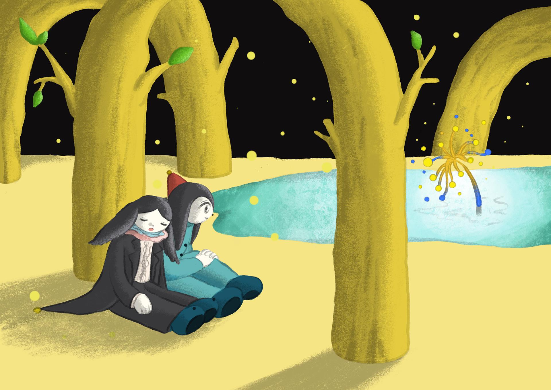 月が生まれる夜のこと