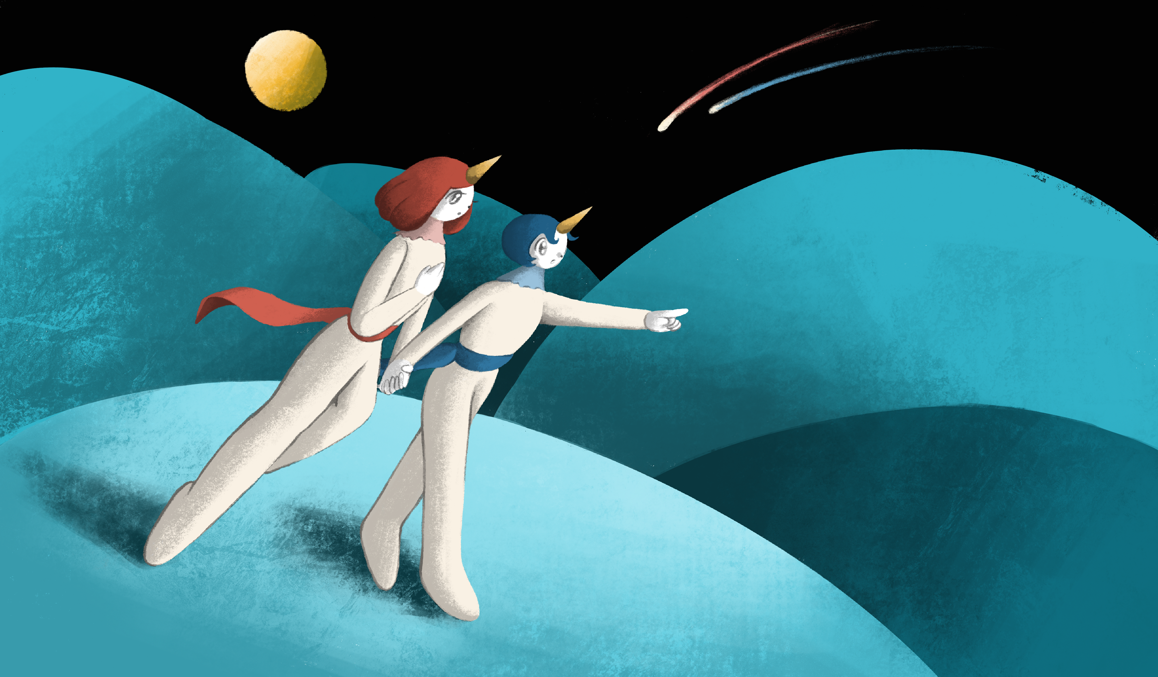 群れを離れたユニコーン