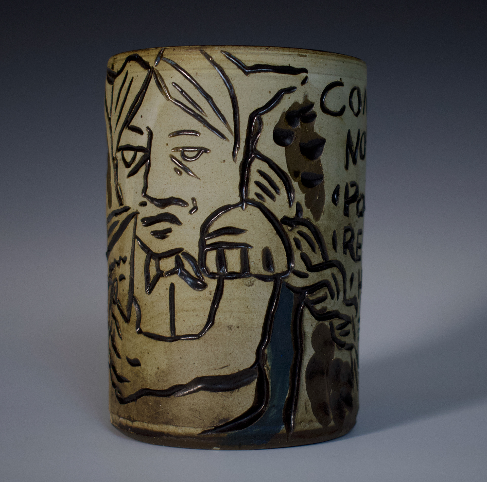 How to Guide for a Burning World, Carving on Low-Fire Clay, 2023