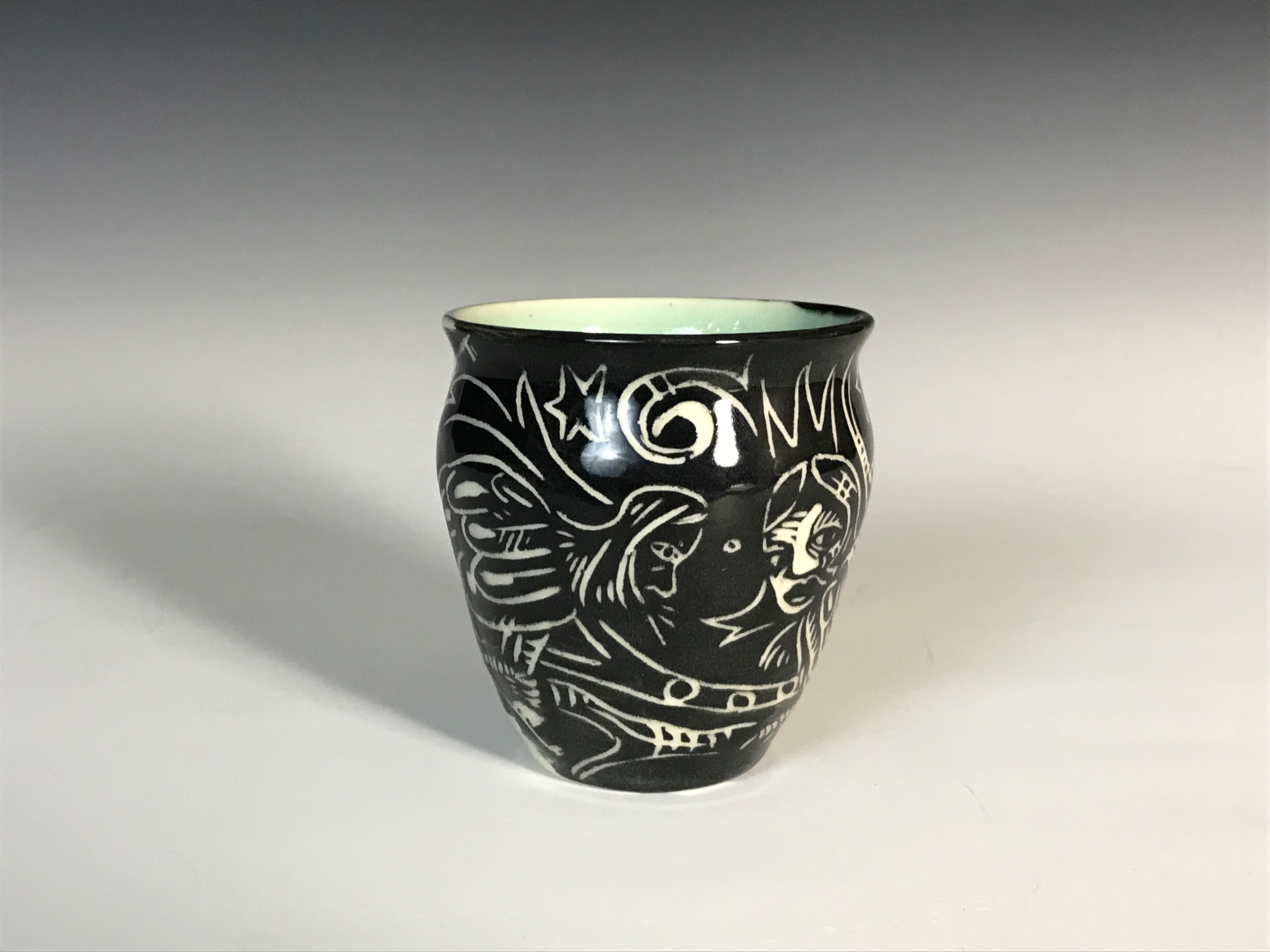 "The Piety Show" Printmaking Methods on High-Fire Porcelain, 2023