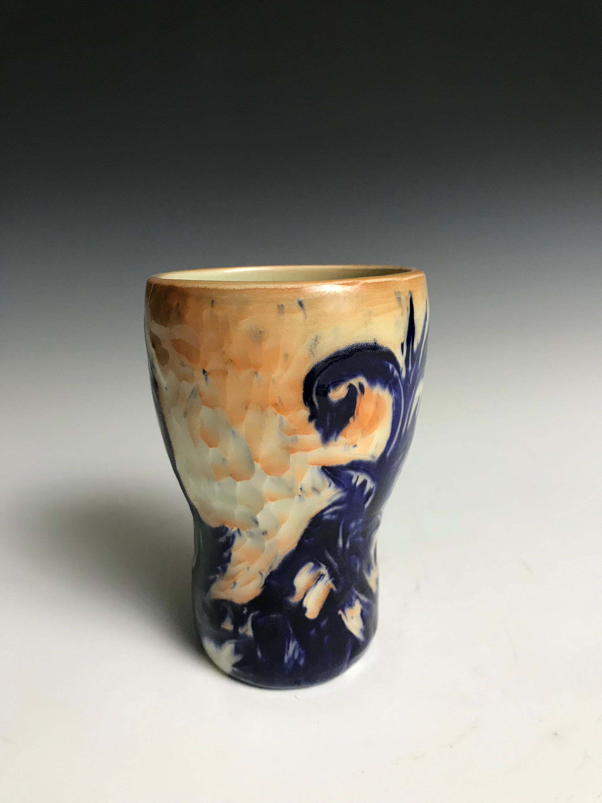 Pony, I Think We're Melting in Cobalt Land, Printmaking methods on porcelain,2024