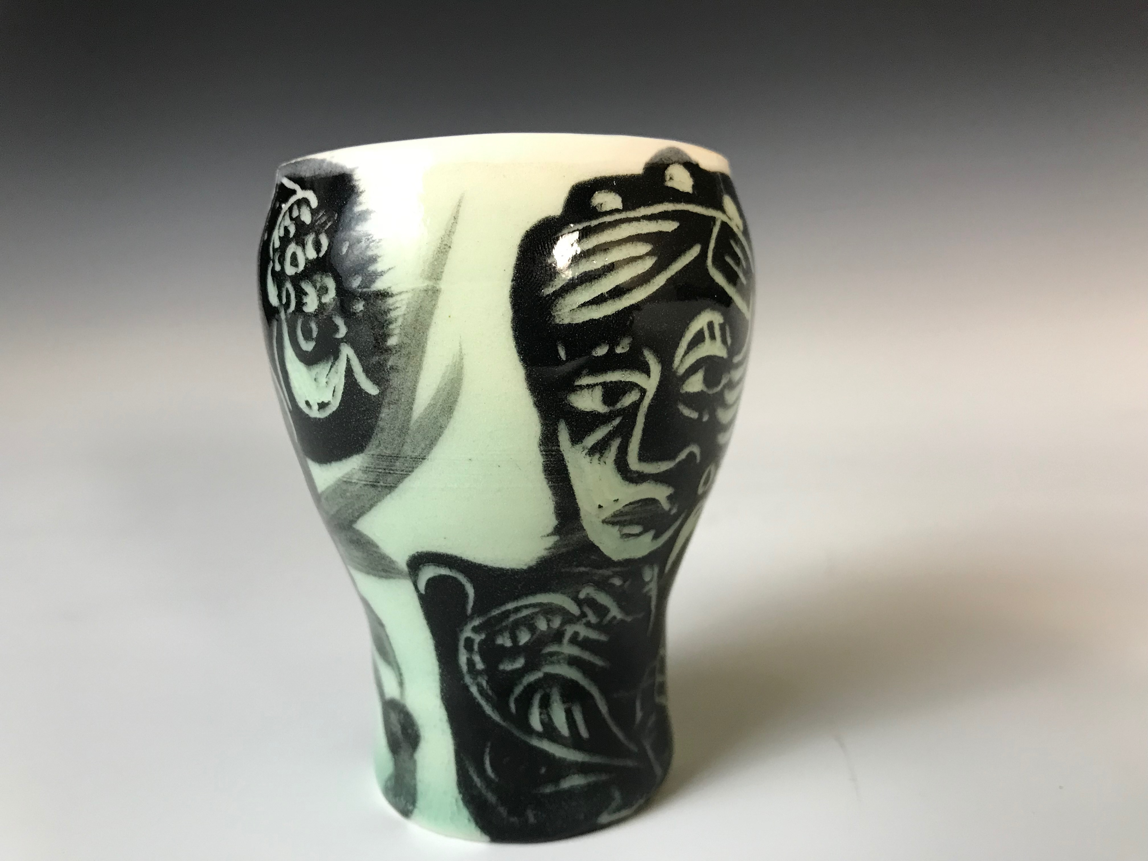 "Ellerimiz Açik (Our Hands are Open)" Printmaking Methods on High-Fire Porcelain, 2023