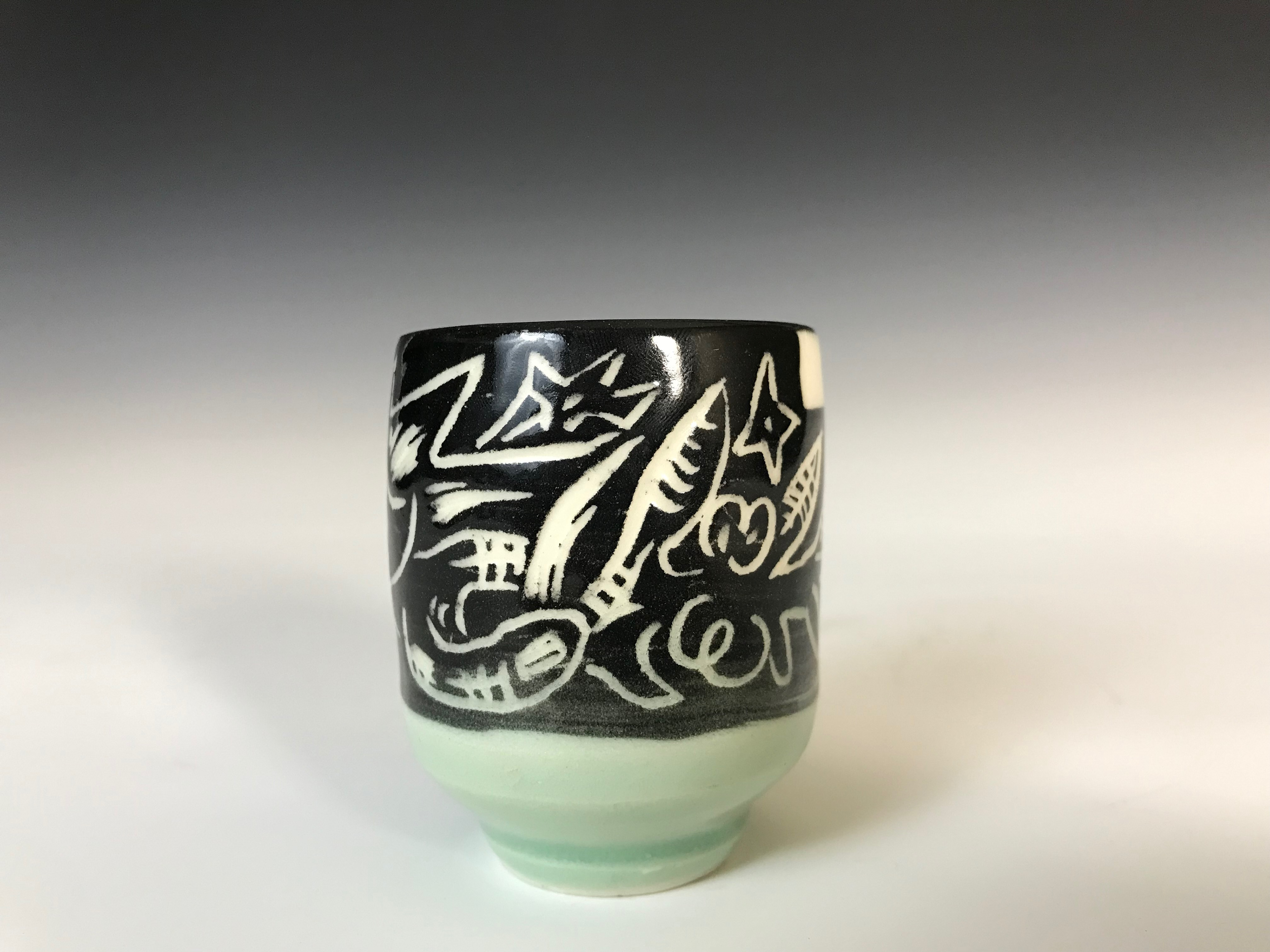 "Attention to Small Things" , Printmaking Methods on Porcelain, 2023