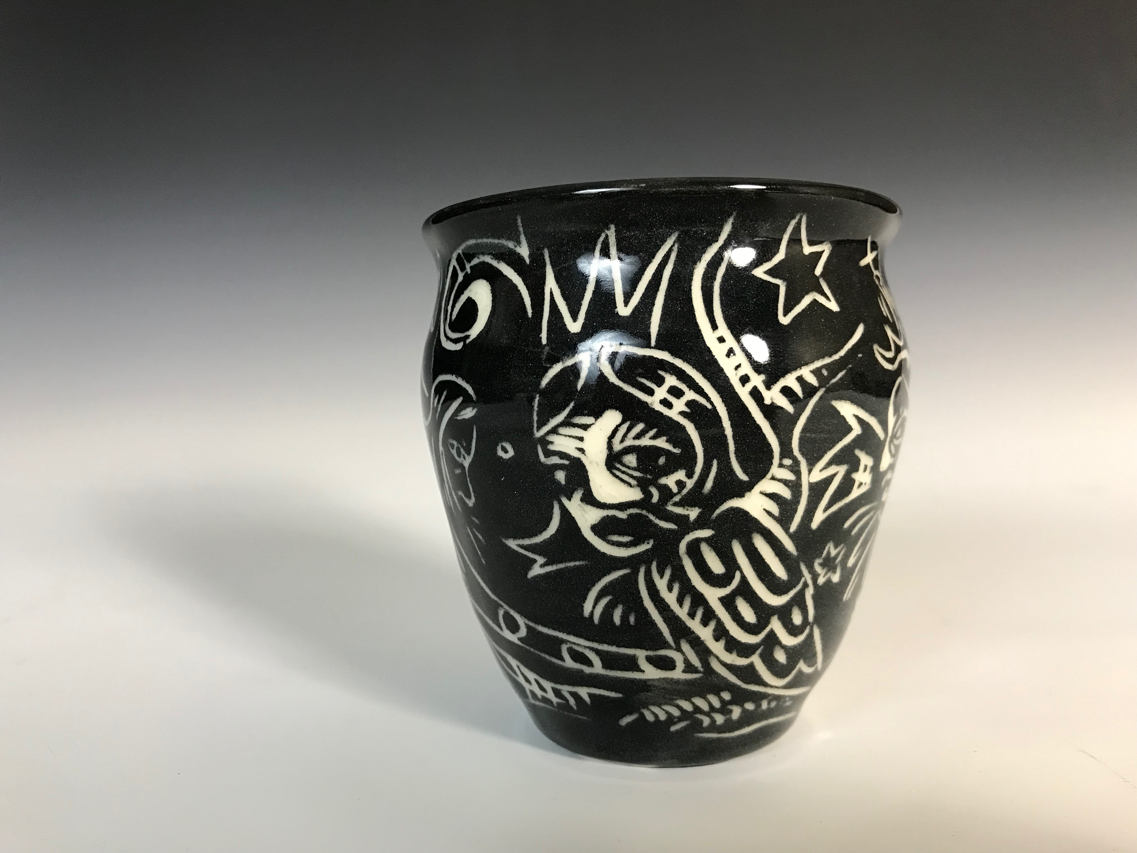 "The Piety Show" Printmaking Methods on High-Fire Porcelain, 2023
