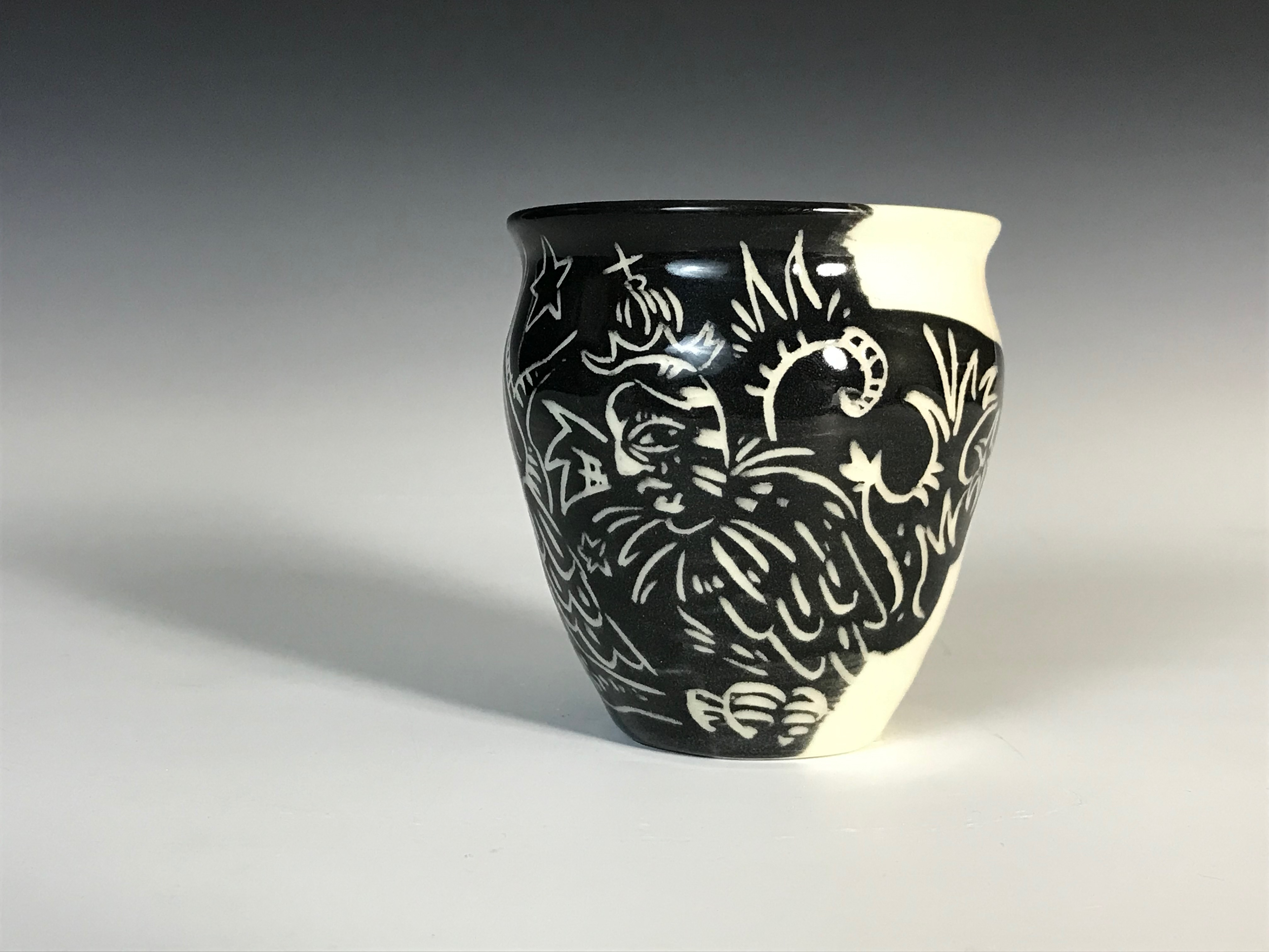 "The Piety Show" Printmaking Methods on High-Fire Porcelain, 2023