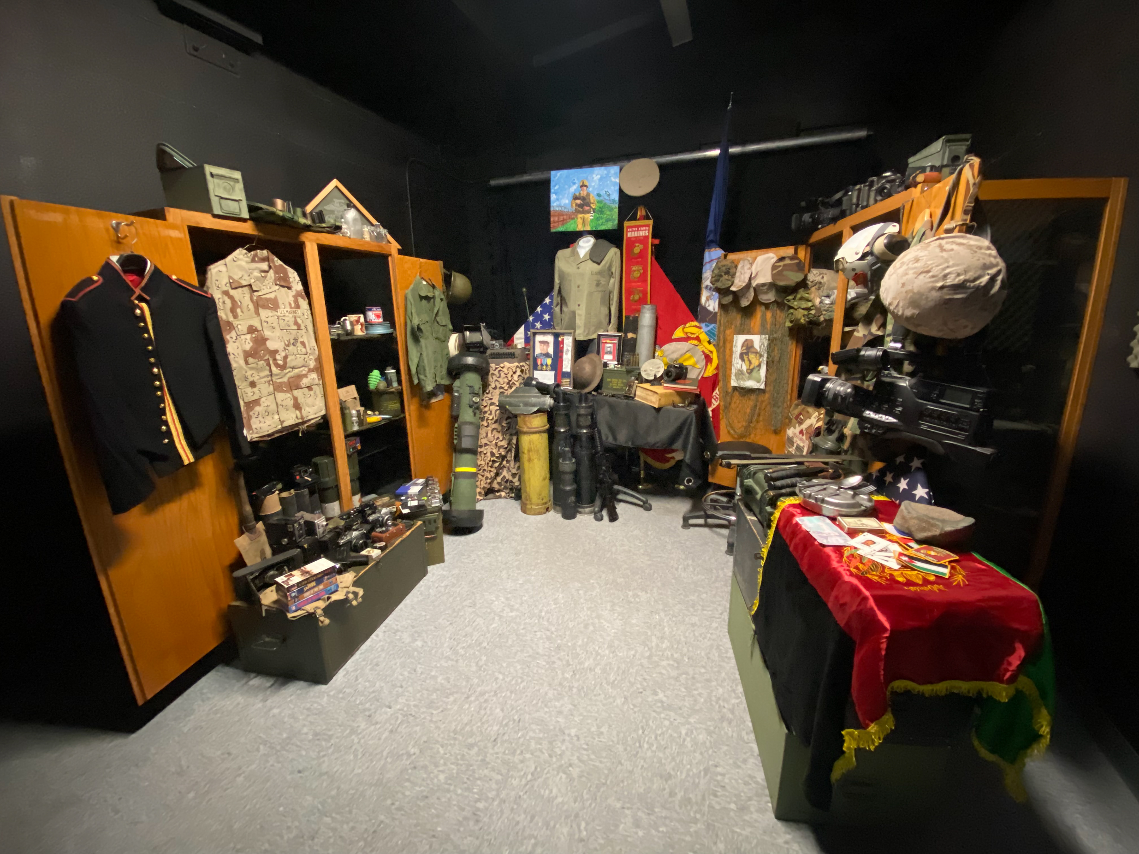This is 90% of the museum laid out prior to leaving 29 Palms 2022.