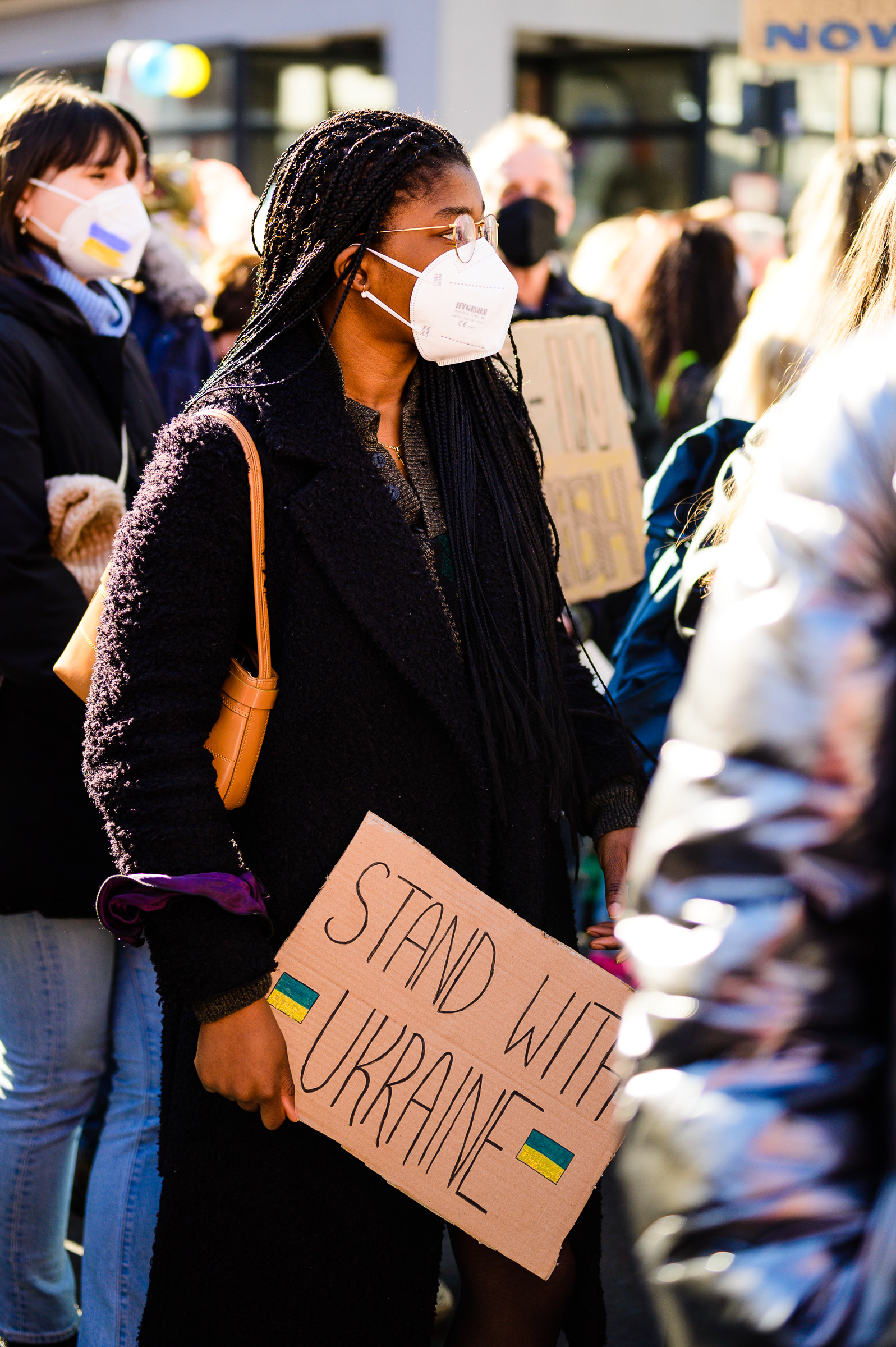 28.02.2022, Köln,  Rosenmontags-Friedensdemo
