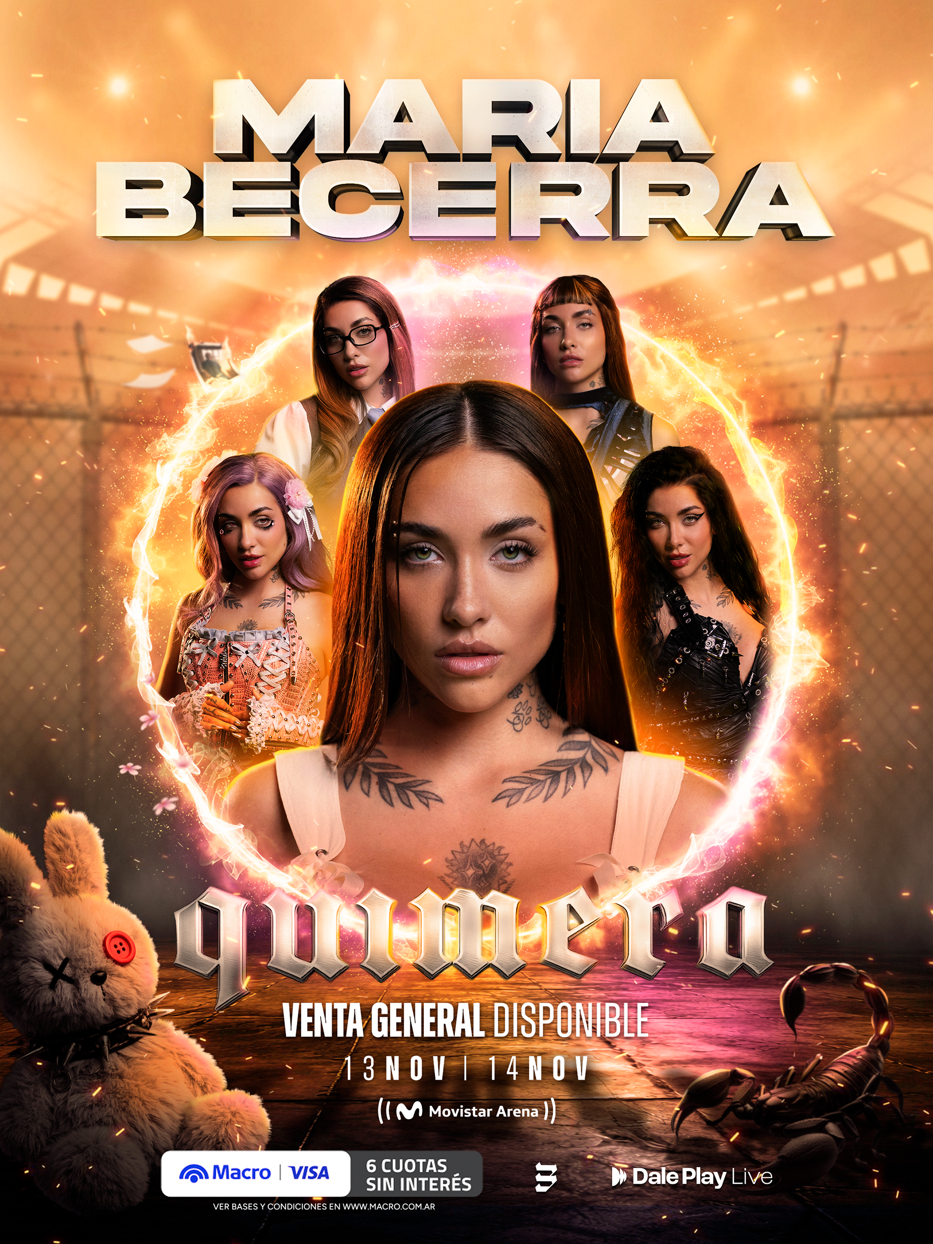 FOTOMONTAJE  | QUIMERA TOUR - MOVISTAR ARENA