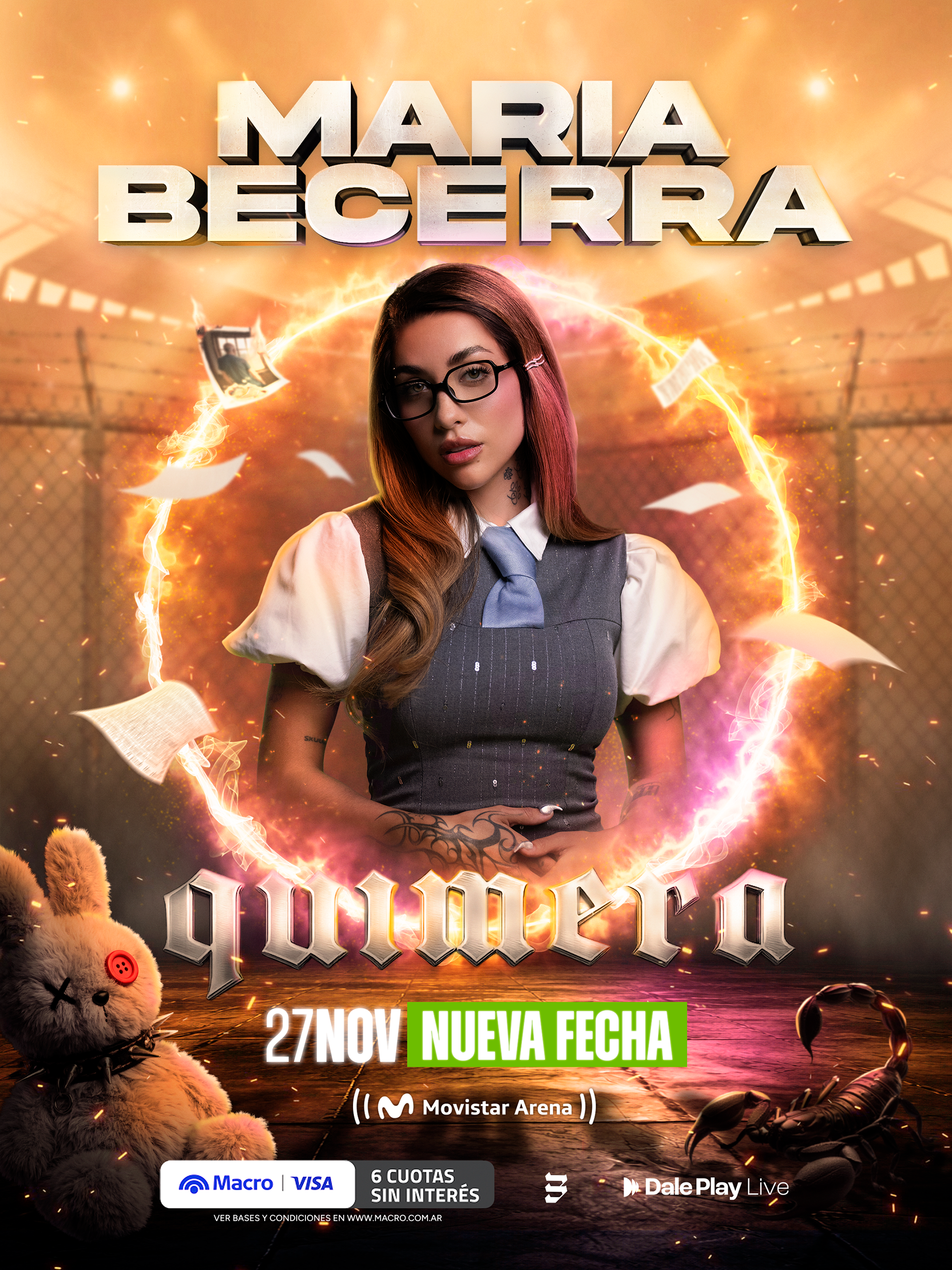 FOTOMONTAJE MAITE  | QUIMERA TOUR - MOVISTAR ARENA