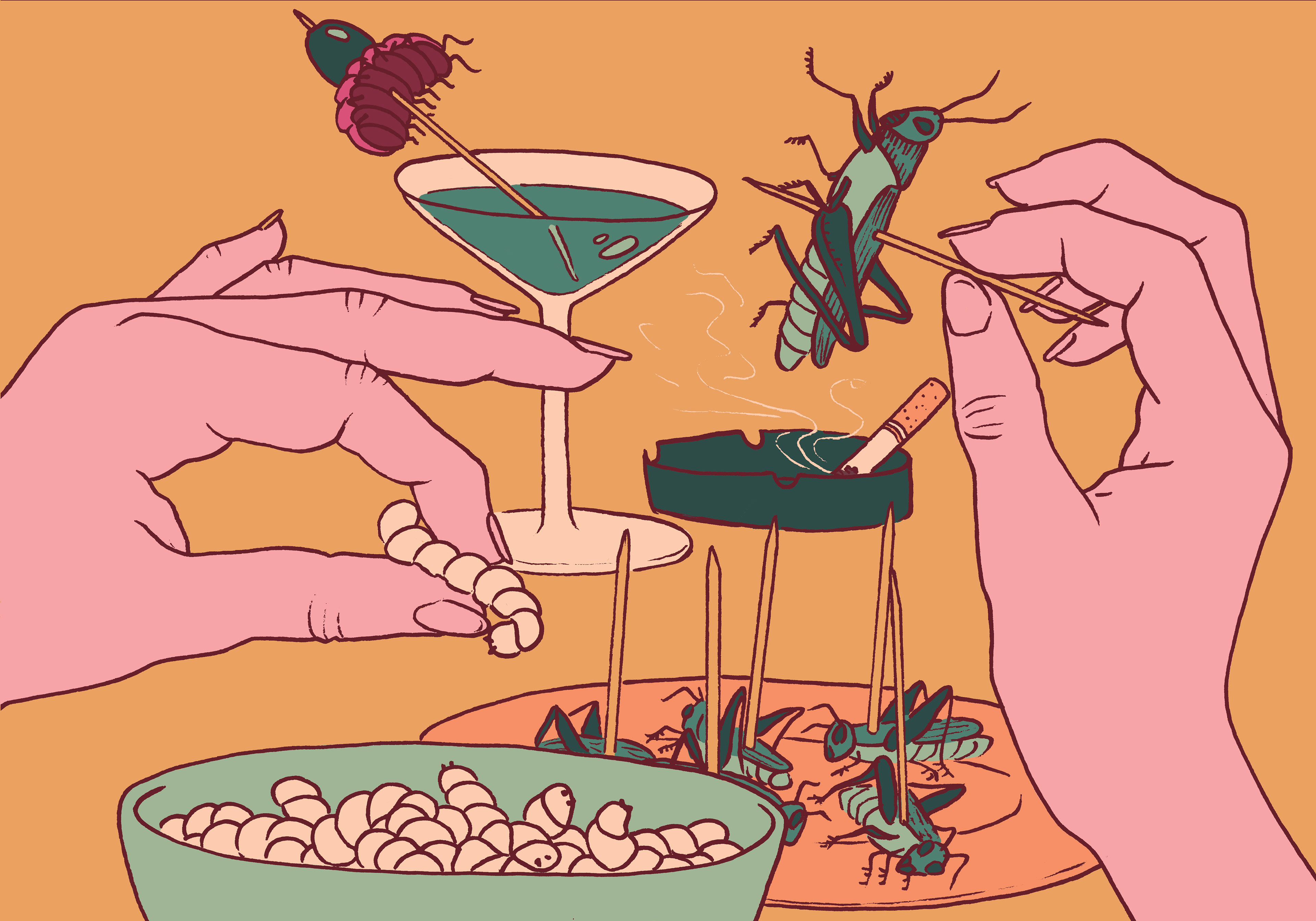 Les insectes seront-ils les rois de l'apéro ?
